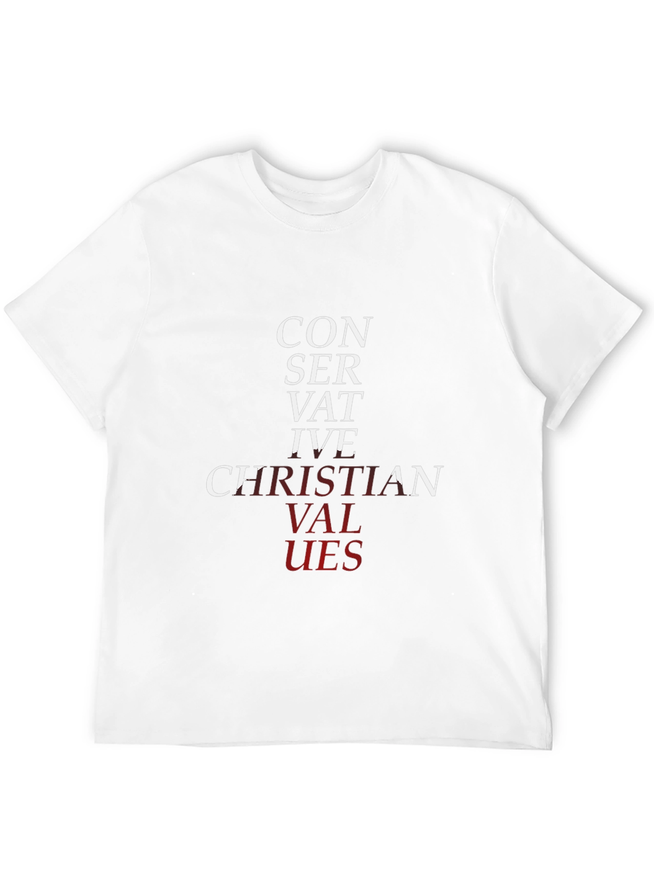 Conservative Christian Values Graphic T-Shirt