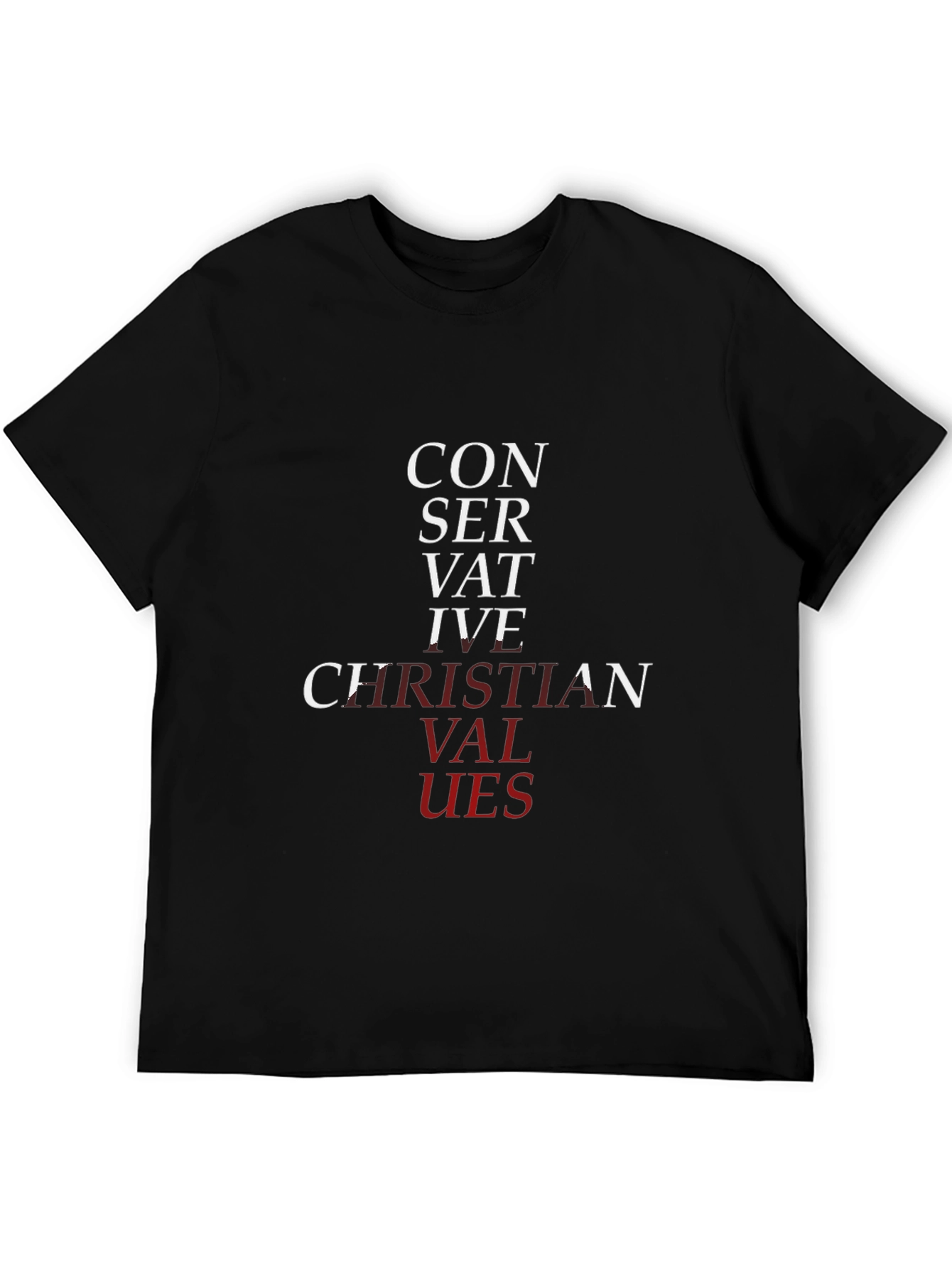 Conservative Christian Values Graphic T-Shirt