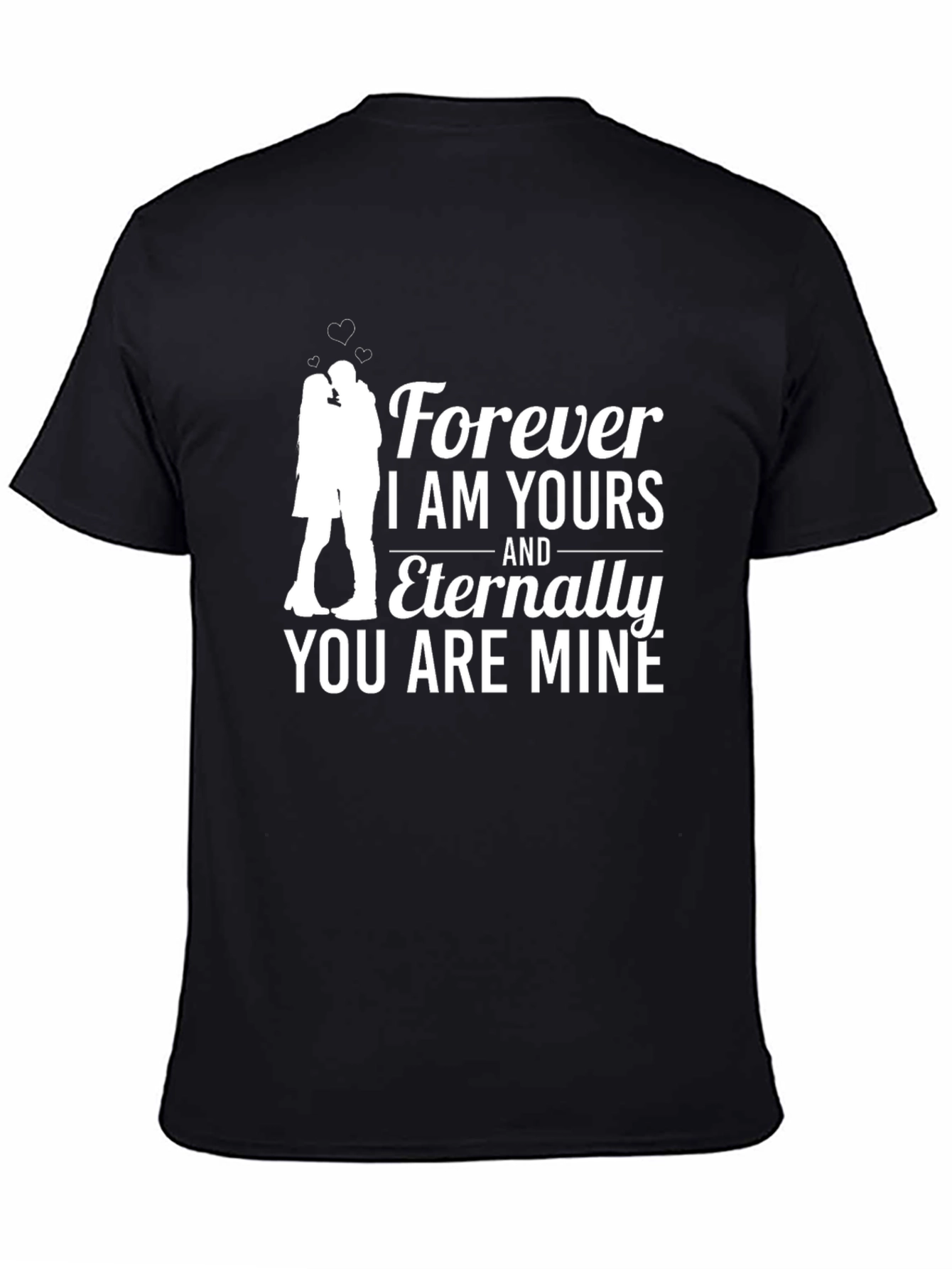 Forever Yours Graphic T-Shirt - Romantic Couple Design