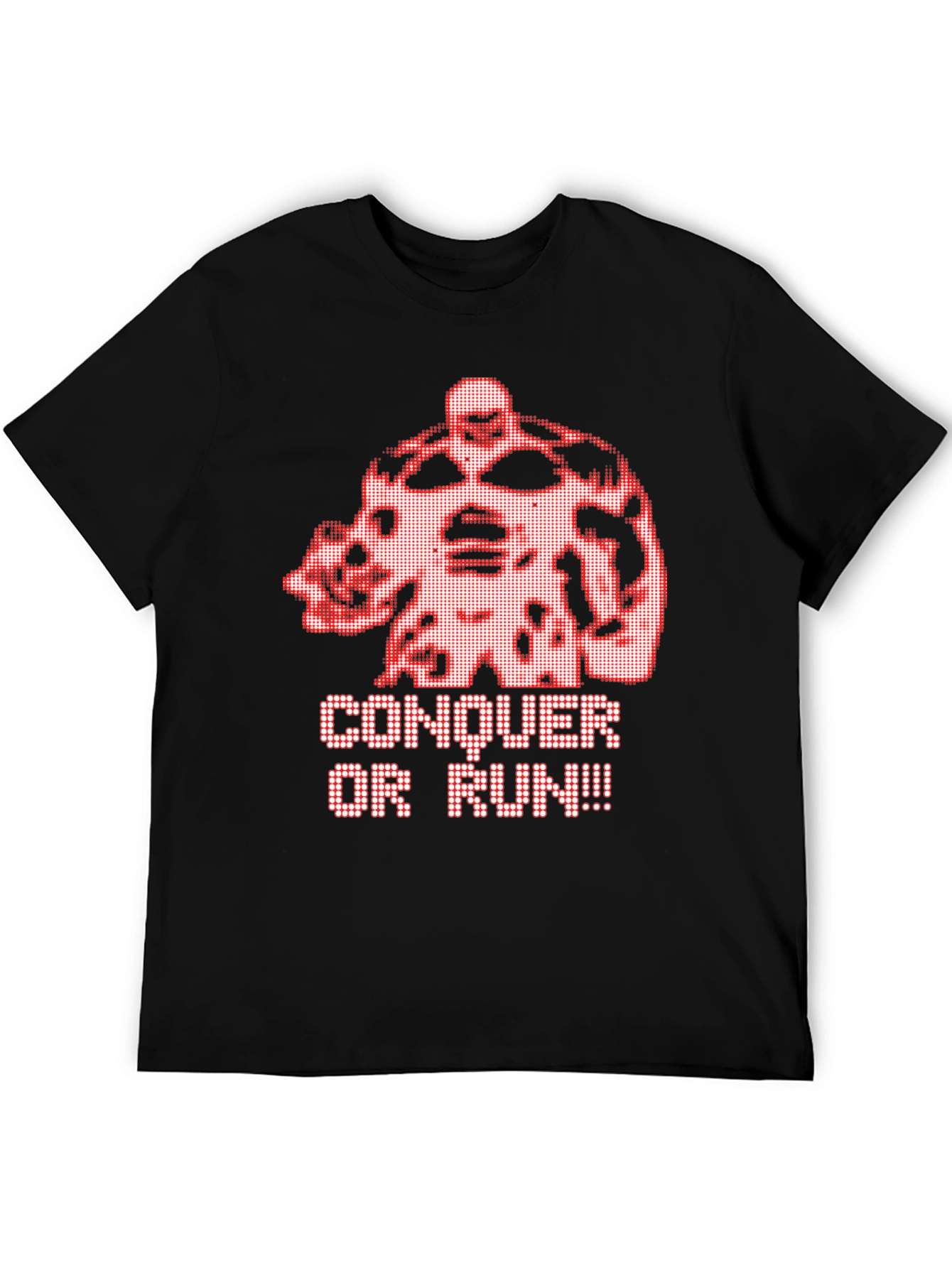 Conquer or Run Graphic T-Shirt