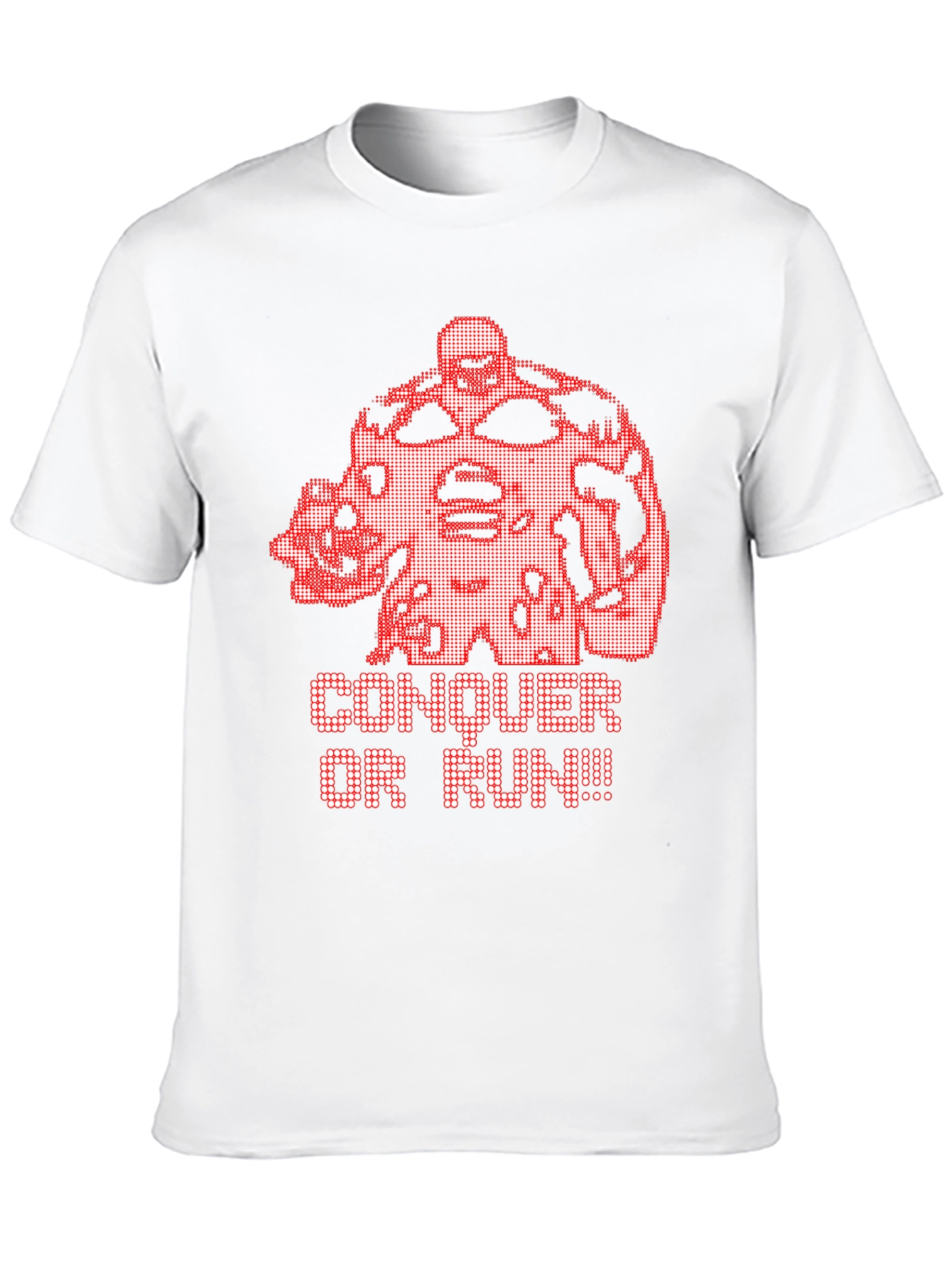 Conquer or Run Graphic T-Shirt