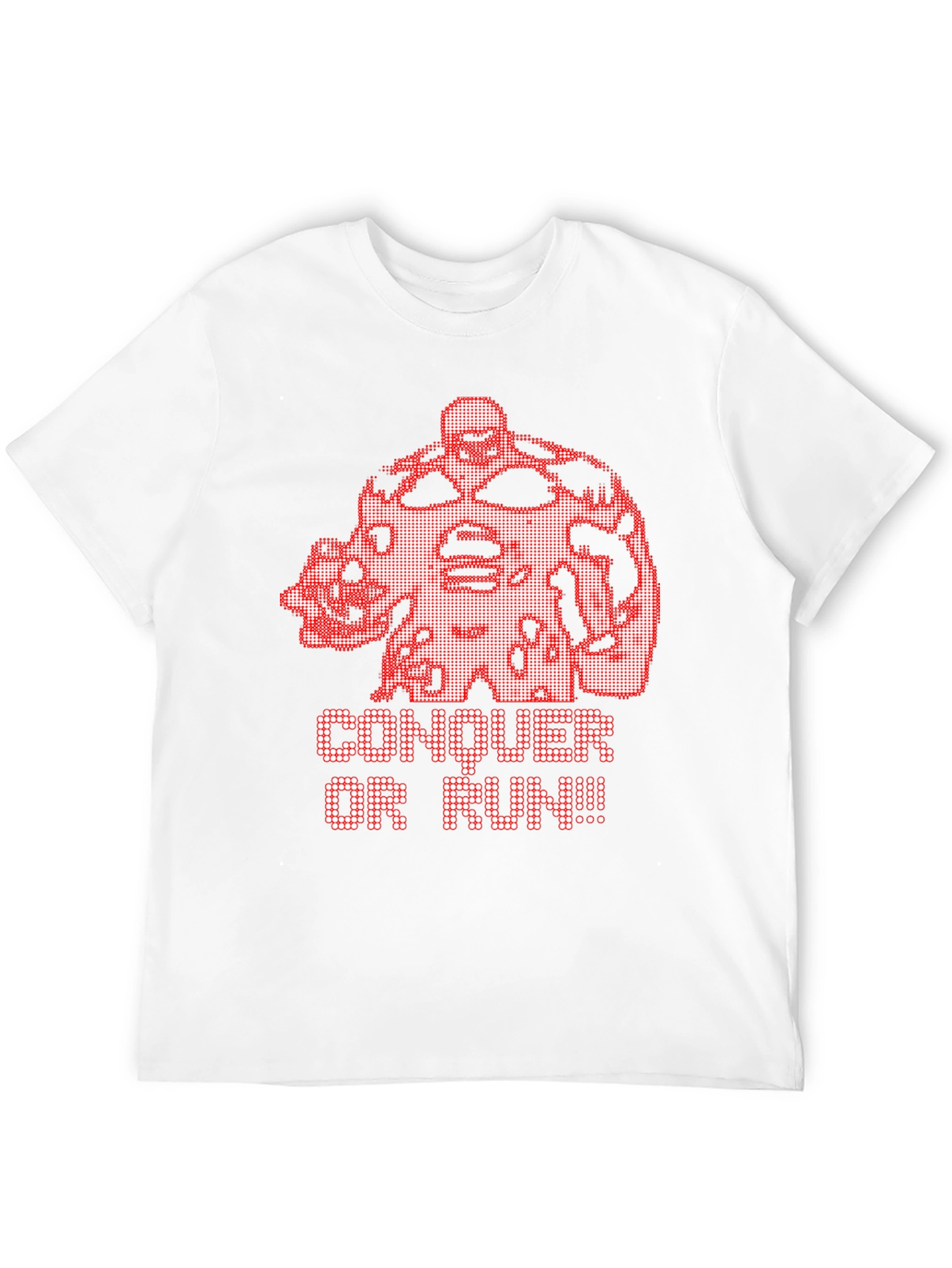 Conquer or Run Graphic T-Shirt