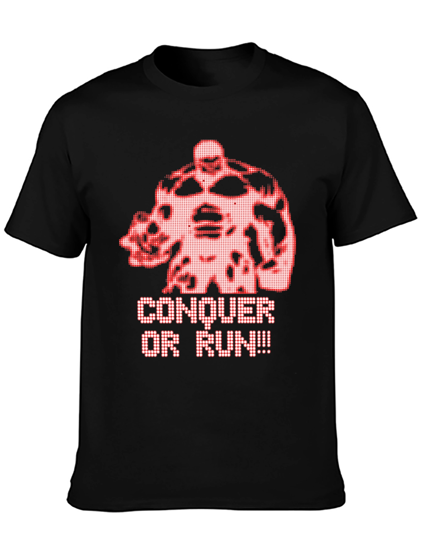 Conquer or Run Graphic T-Shirt