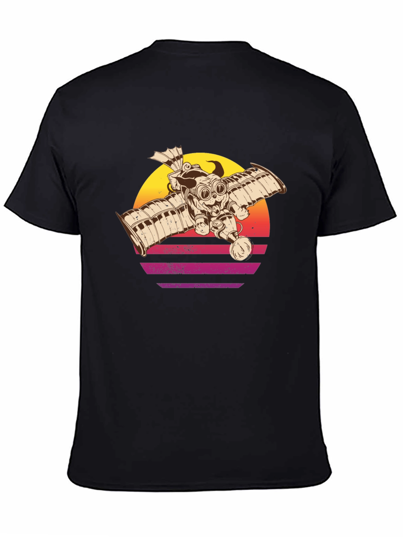 Steampunk Pug Pilot T-Shirt
