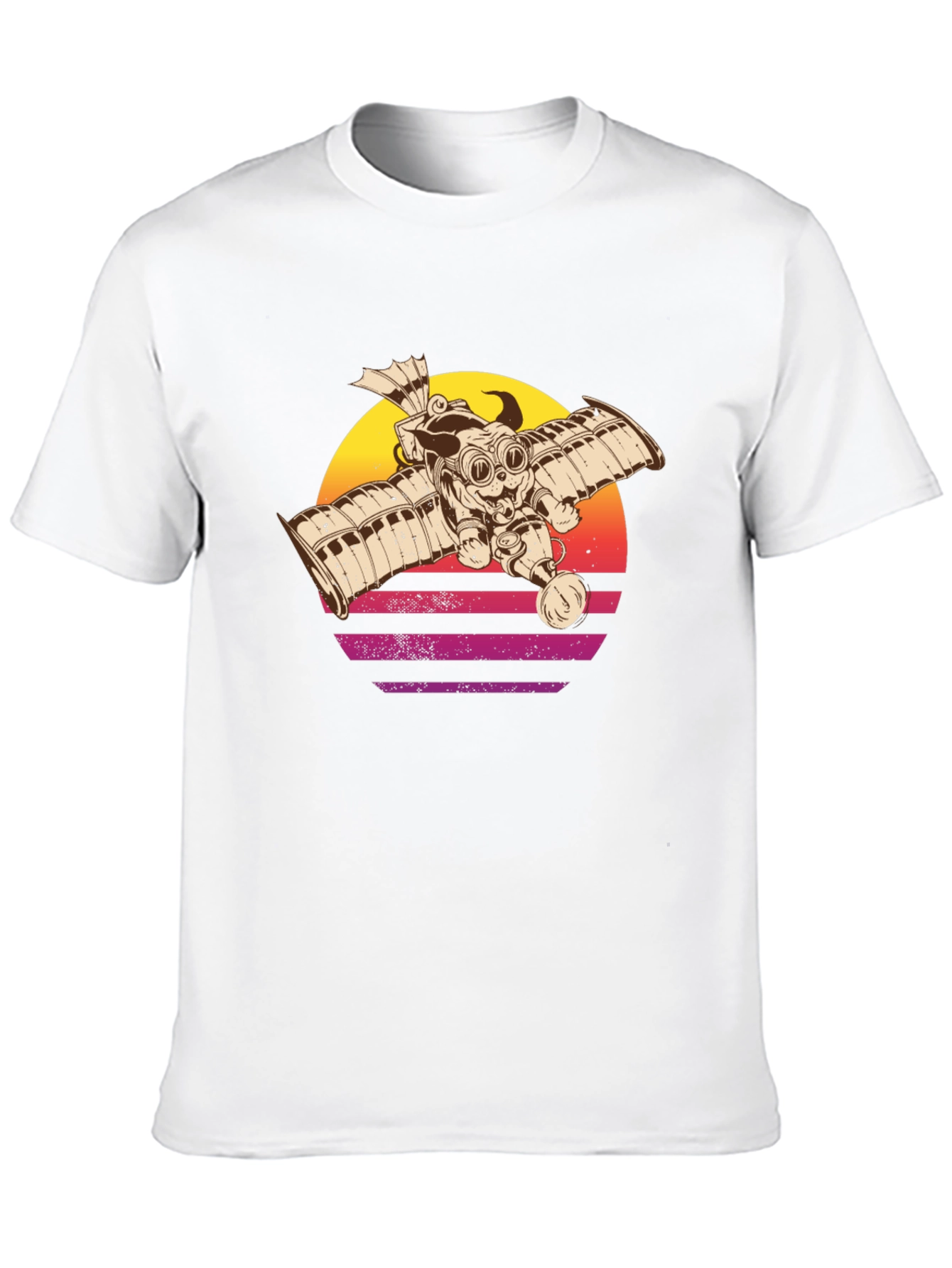 Steampunk Pug Pilot T-Shirt