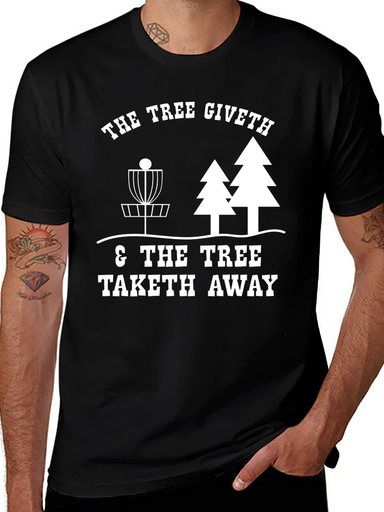 Tree Giveth Disc Golf T-Shirt