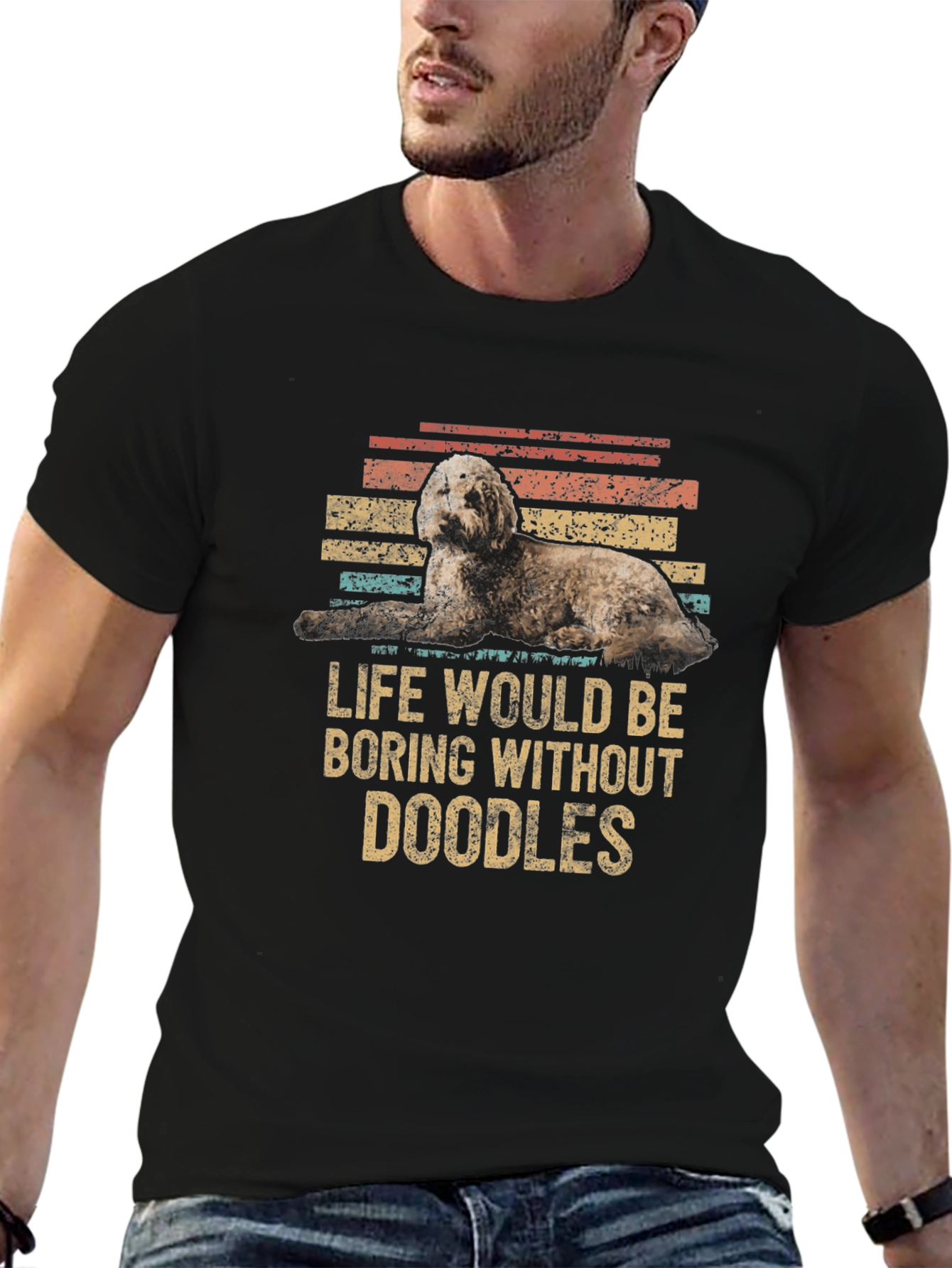 Doodle Dog T-Shirt - Life Would Be Boring