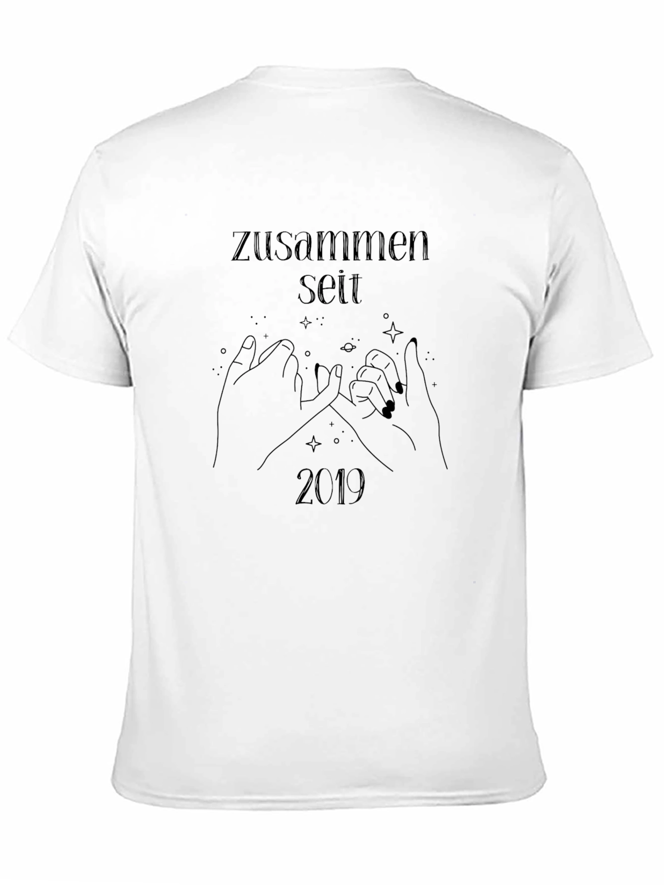 Zusammen Seit 2019 Black Graphic Tee