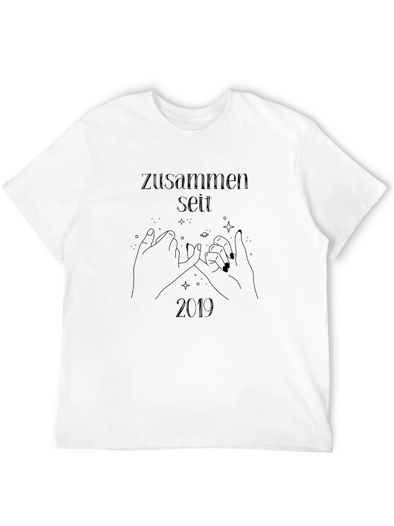 Zusammen Seit 2019 Black Graphic Tee