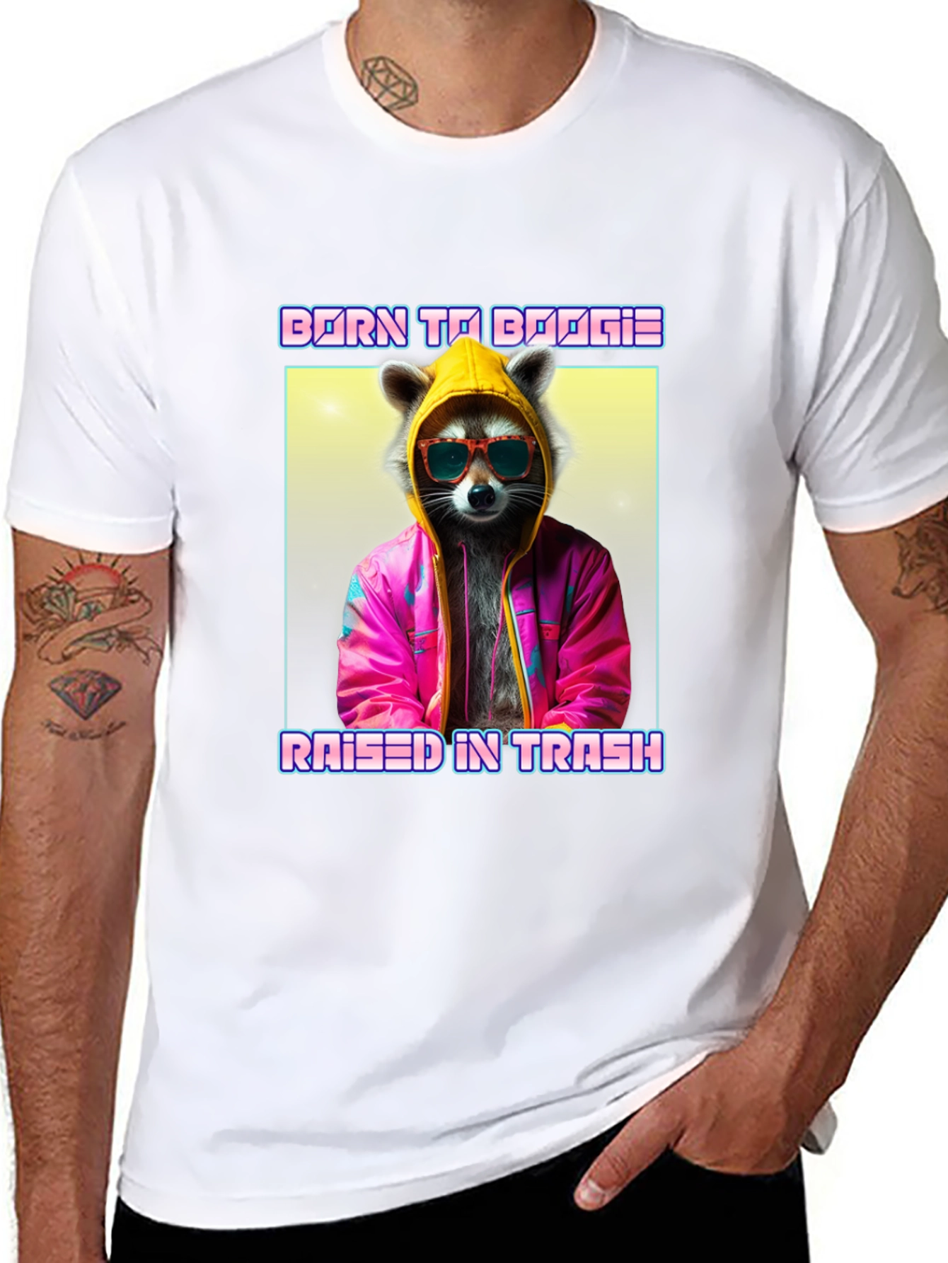 Born to Boogie Raccoon T-Shirt