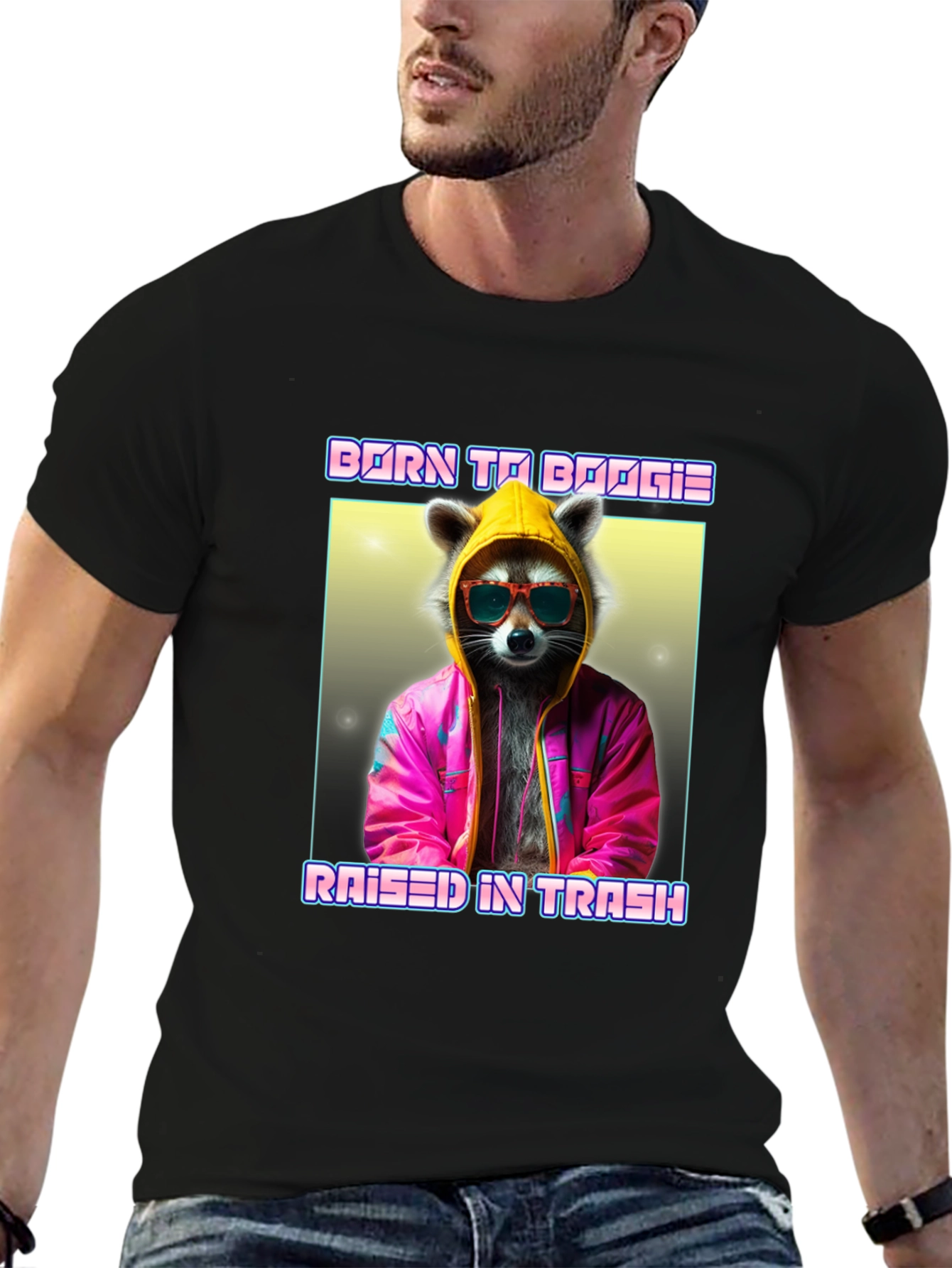 Born to Boogie Raccoon T-Shirt
