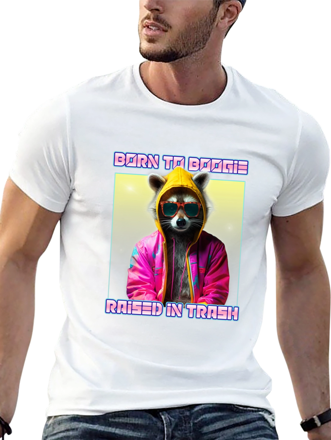Born to Boogie Raccoon T-Shirt