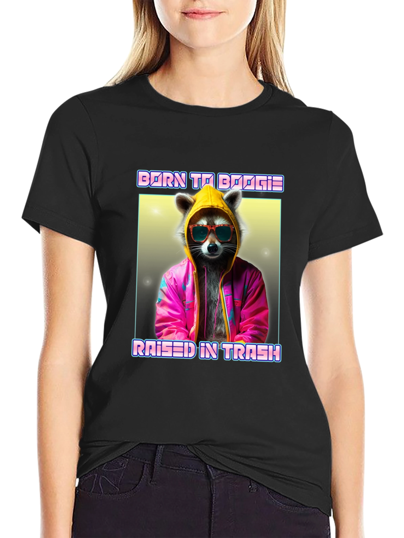 Born to Boogie Raccoon T-Shirt