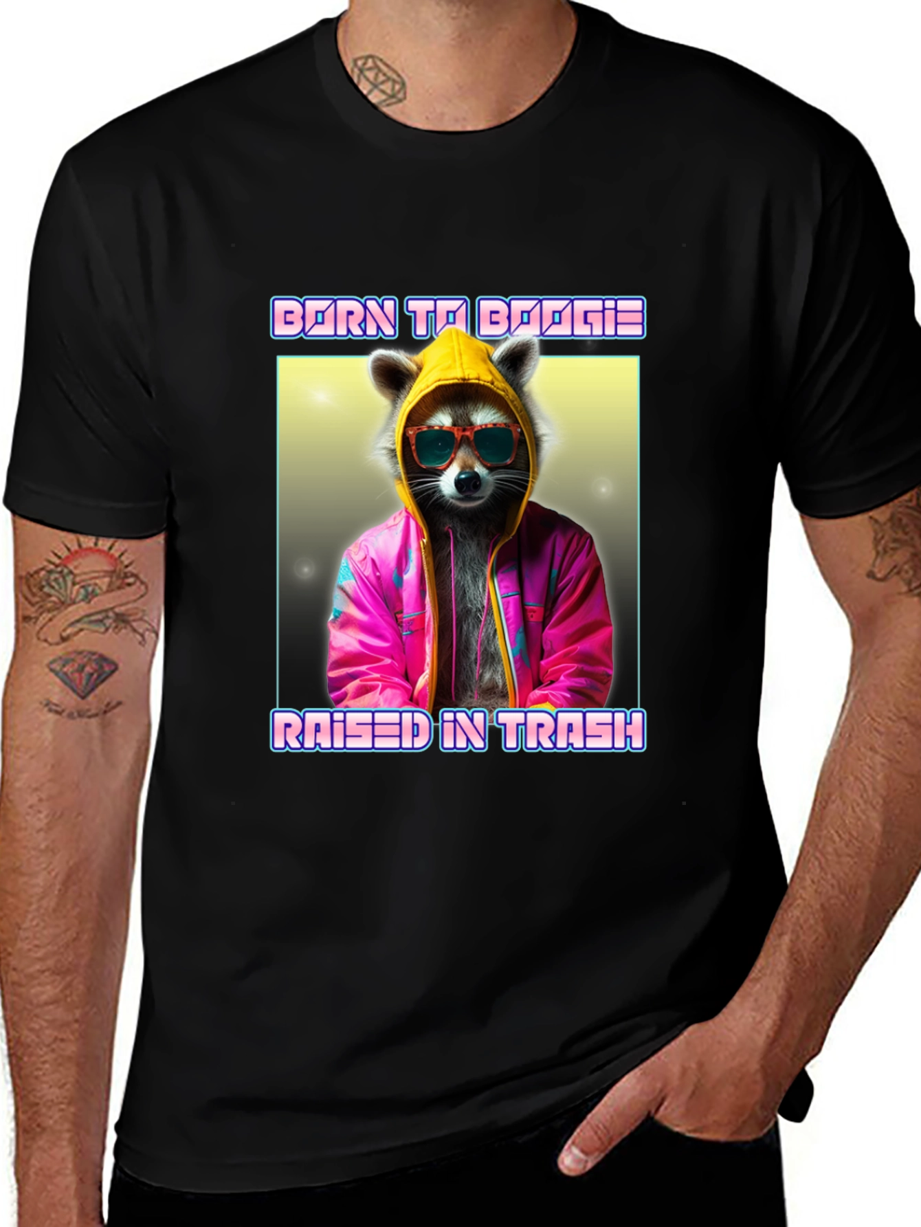 Born to Boogie Raccoon T-Shirt