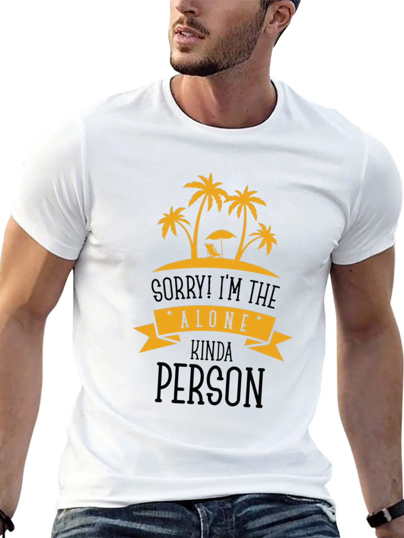 Alone Kinda Person Graphic T-Shirt
