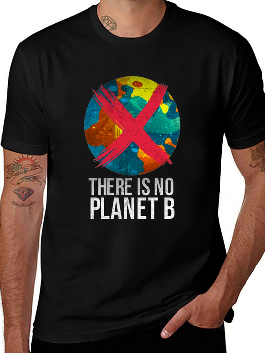 No Planet B Graphic Tee - Earth Awareness T-Shirt