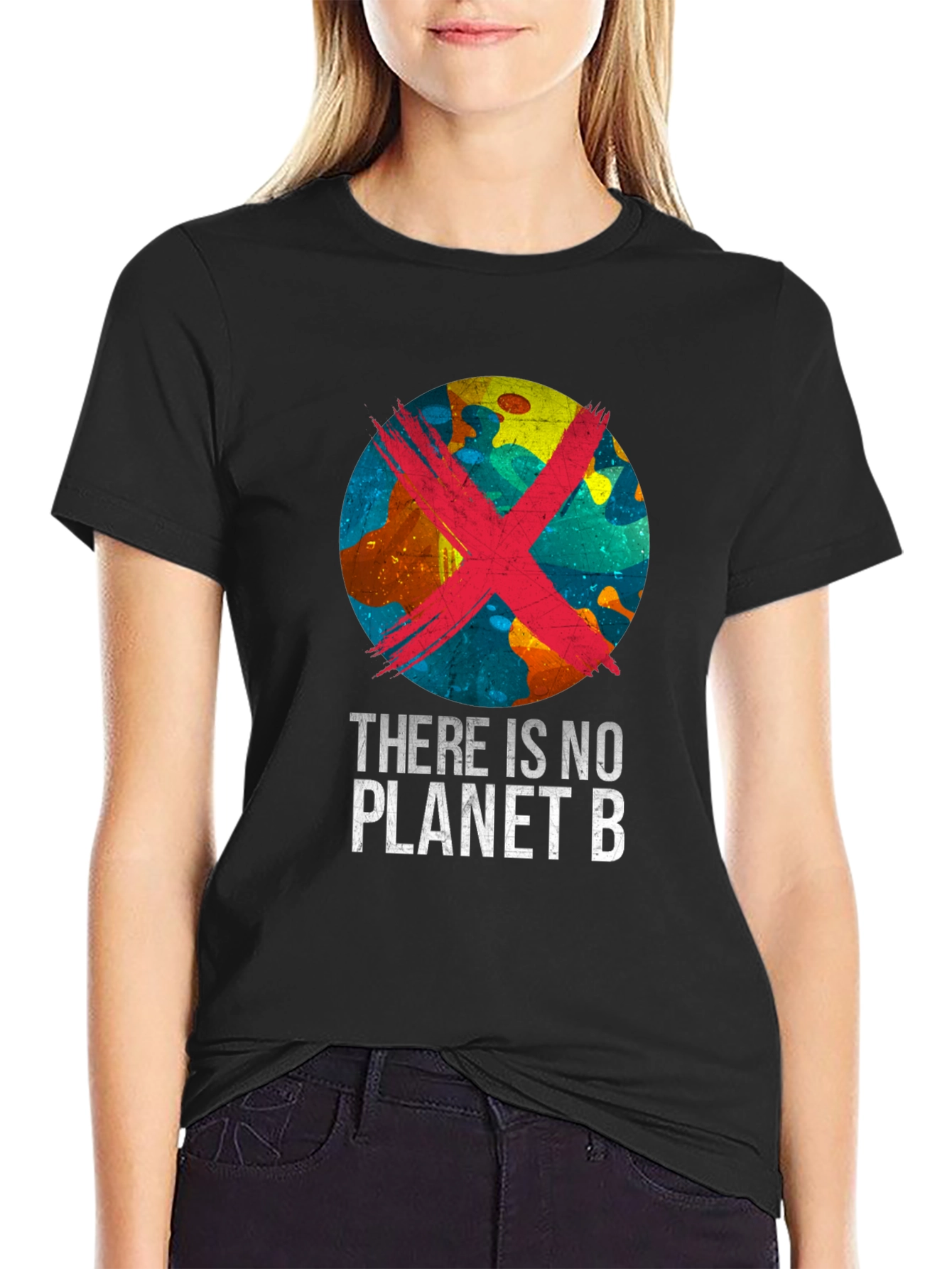 No Planet B Graphic Tee - Earth Awareness T-Shirt