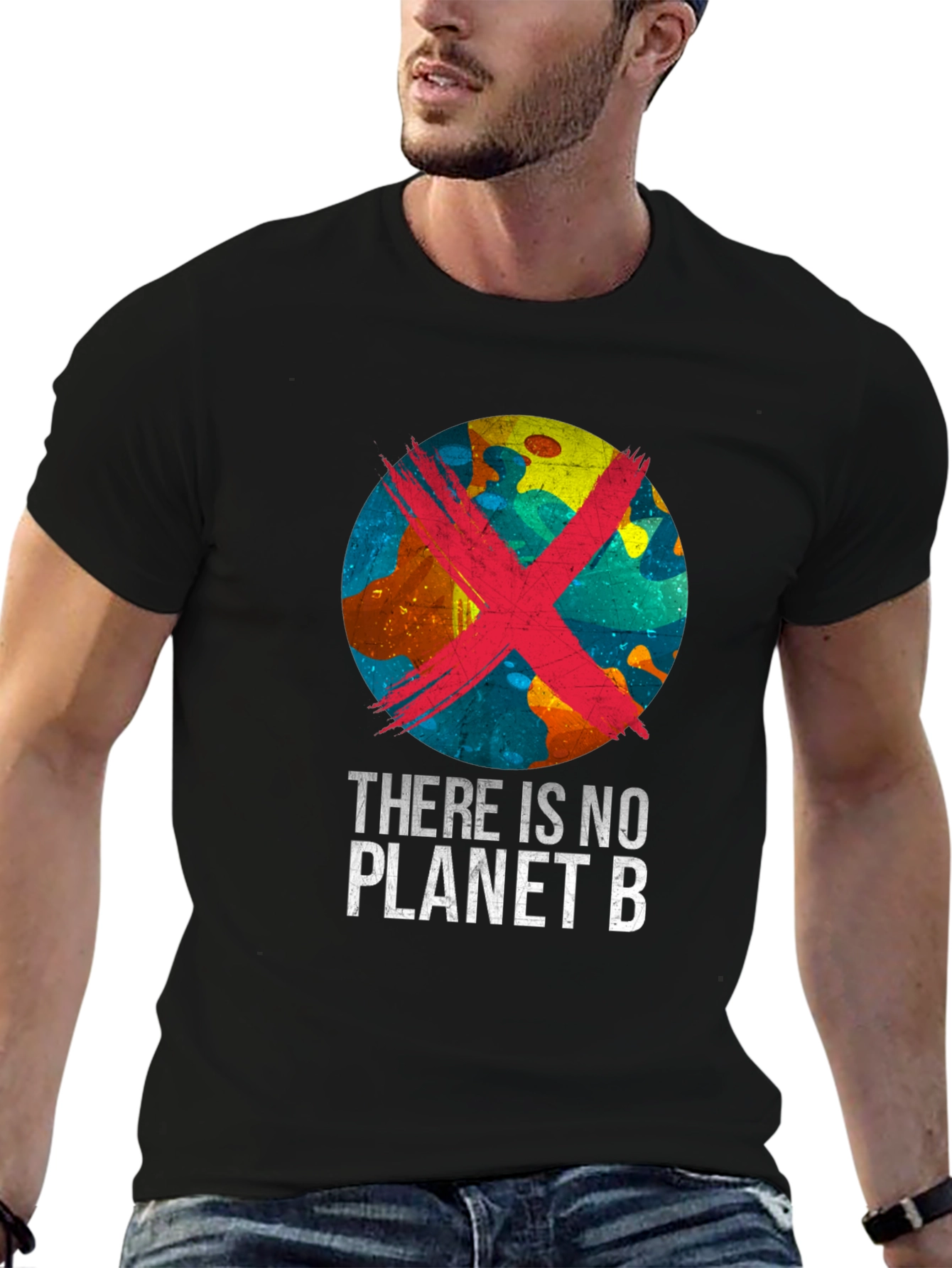 No Planet B Graphic Tee - Earth Awareness T-Shirt
