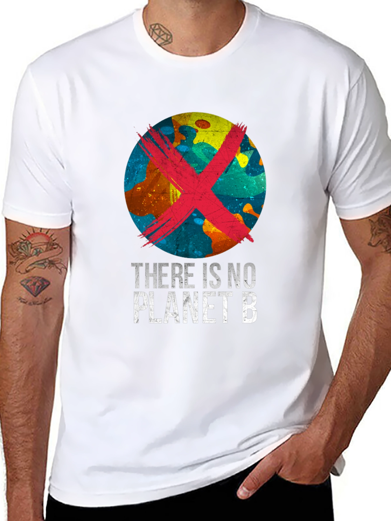 No Planet B Graphic Tee - Earth Awareness T-Shirt
