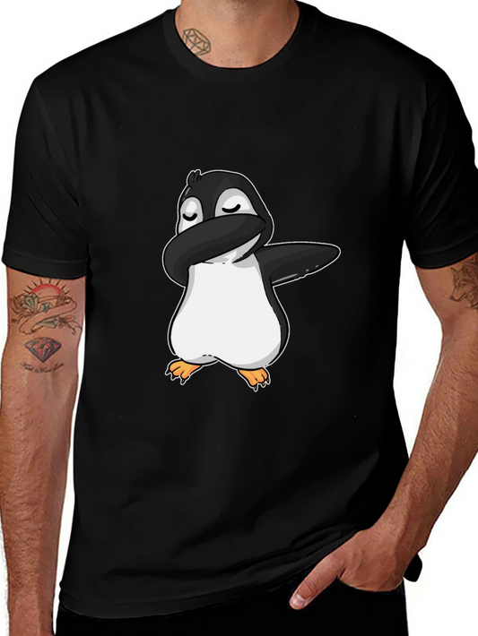 Dabbing Penguin Graphic T-Shirt