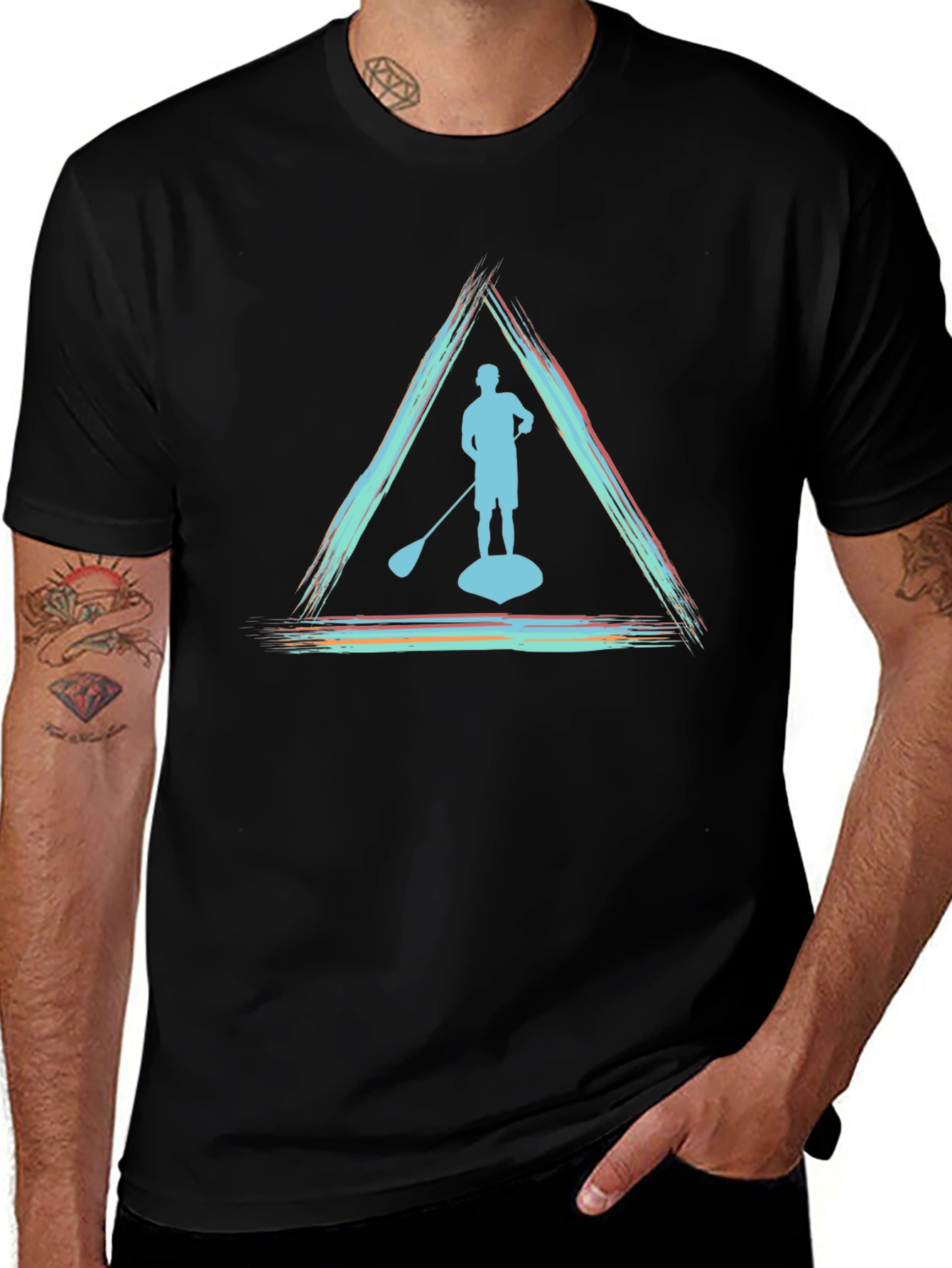 Paddle Board T-Shirt - Cool Graphic Tee