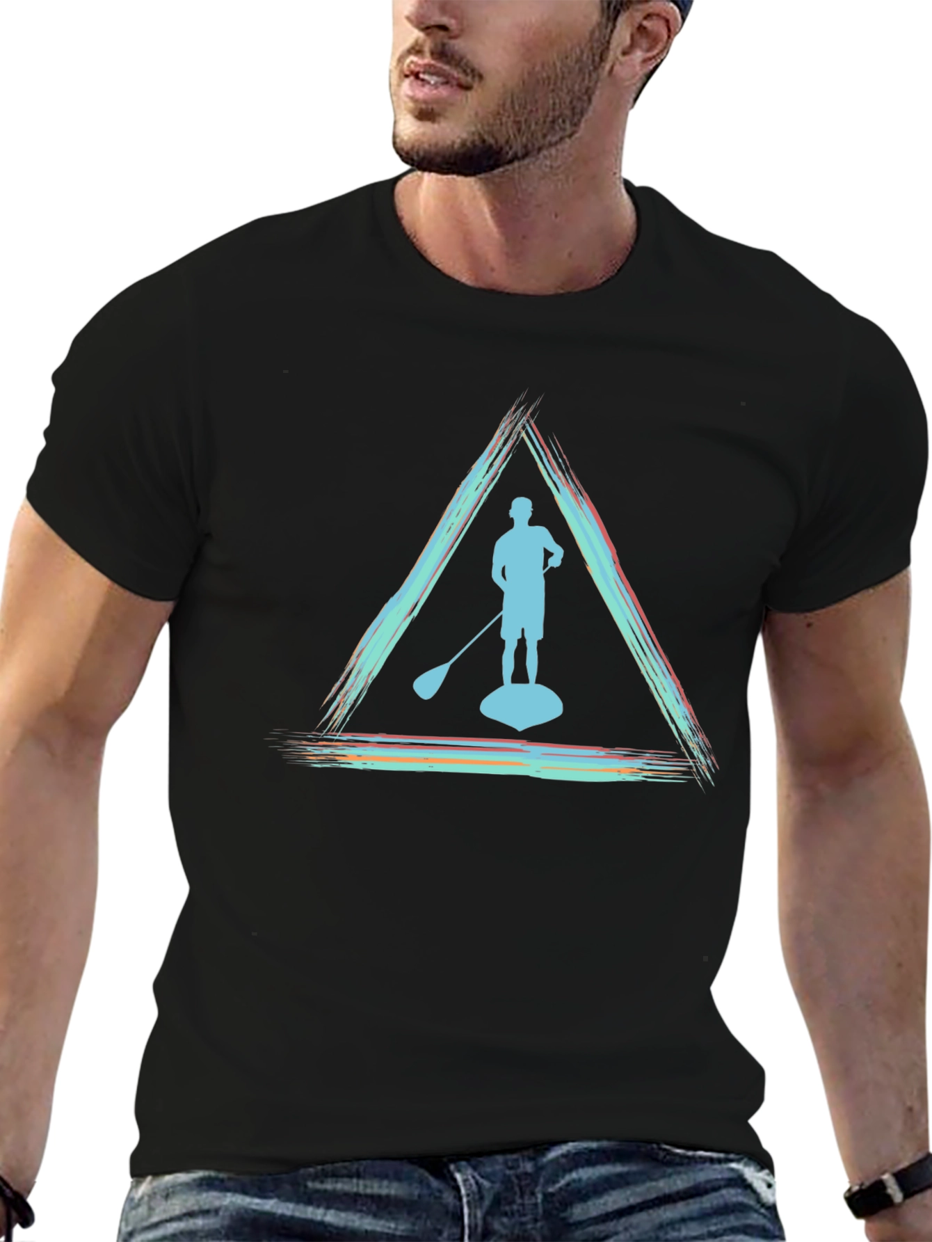 Paddle Board T-Shirt - Cool Graphic Tee