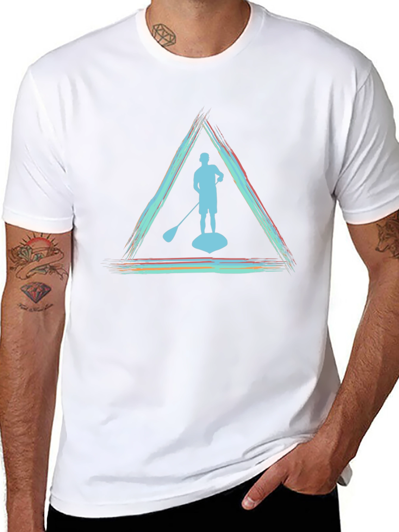 Paddle Board T-Shirt - Cool Graphic Tee