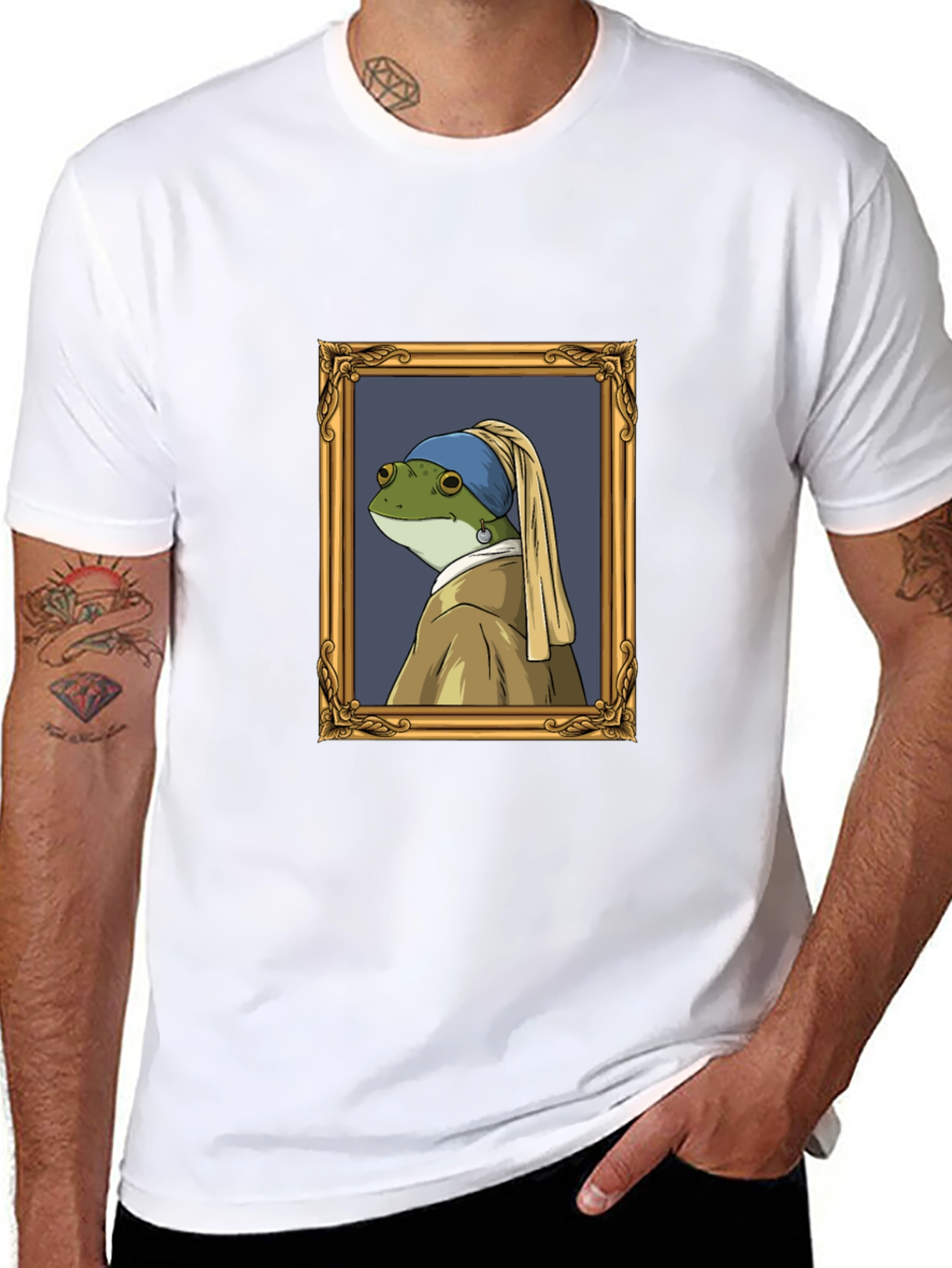 Frog with a Pearl Earring T-Shirt