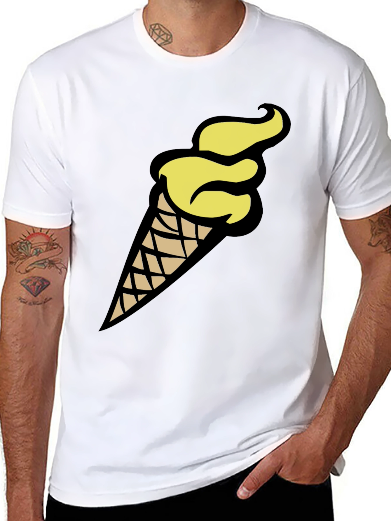 Ice Cream Graphic Tee - Stylish Casual Wear