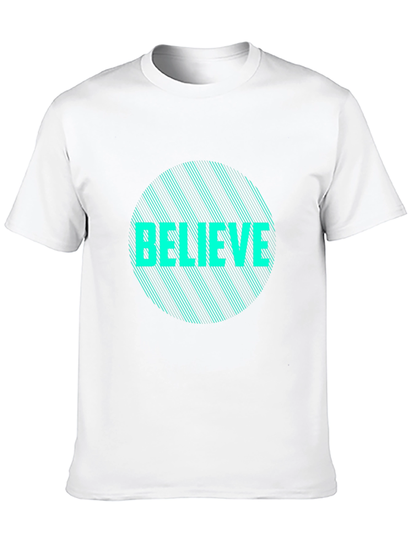 Believe Graphic Tee - Stylish Black T-Shirt