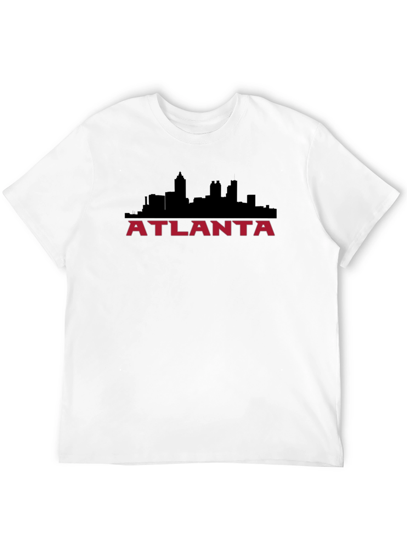 Atlanta Skyline Graphic Tee - Black Cotton Blend