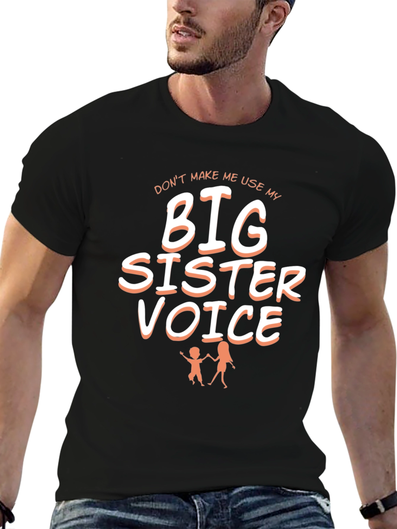 Big Sister Voice T-Shirt: Funny Sibling Tee