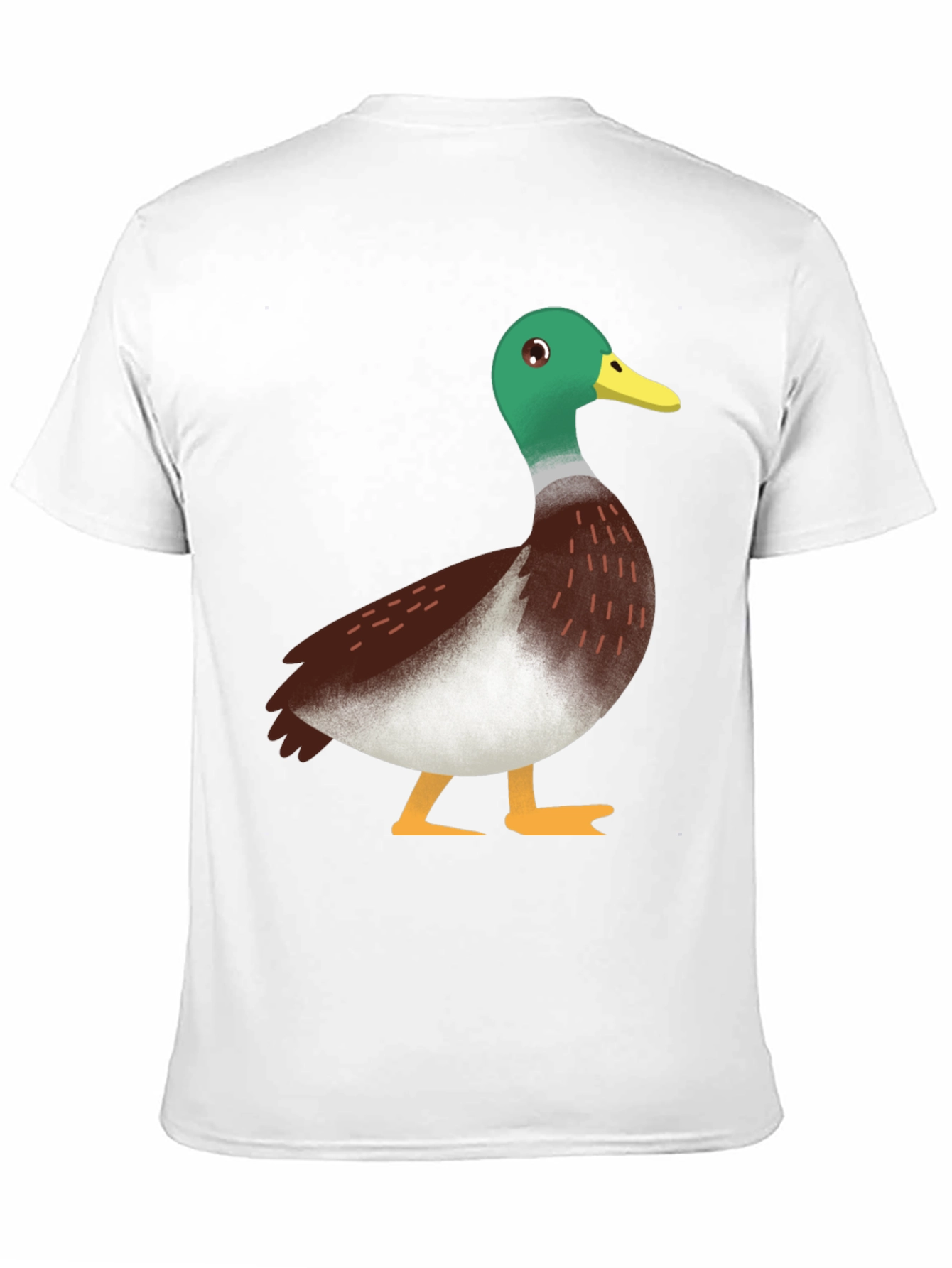 Duck Graphic Tee - Black Cotton Casual