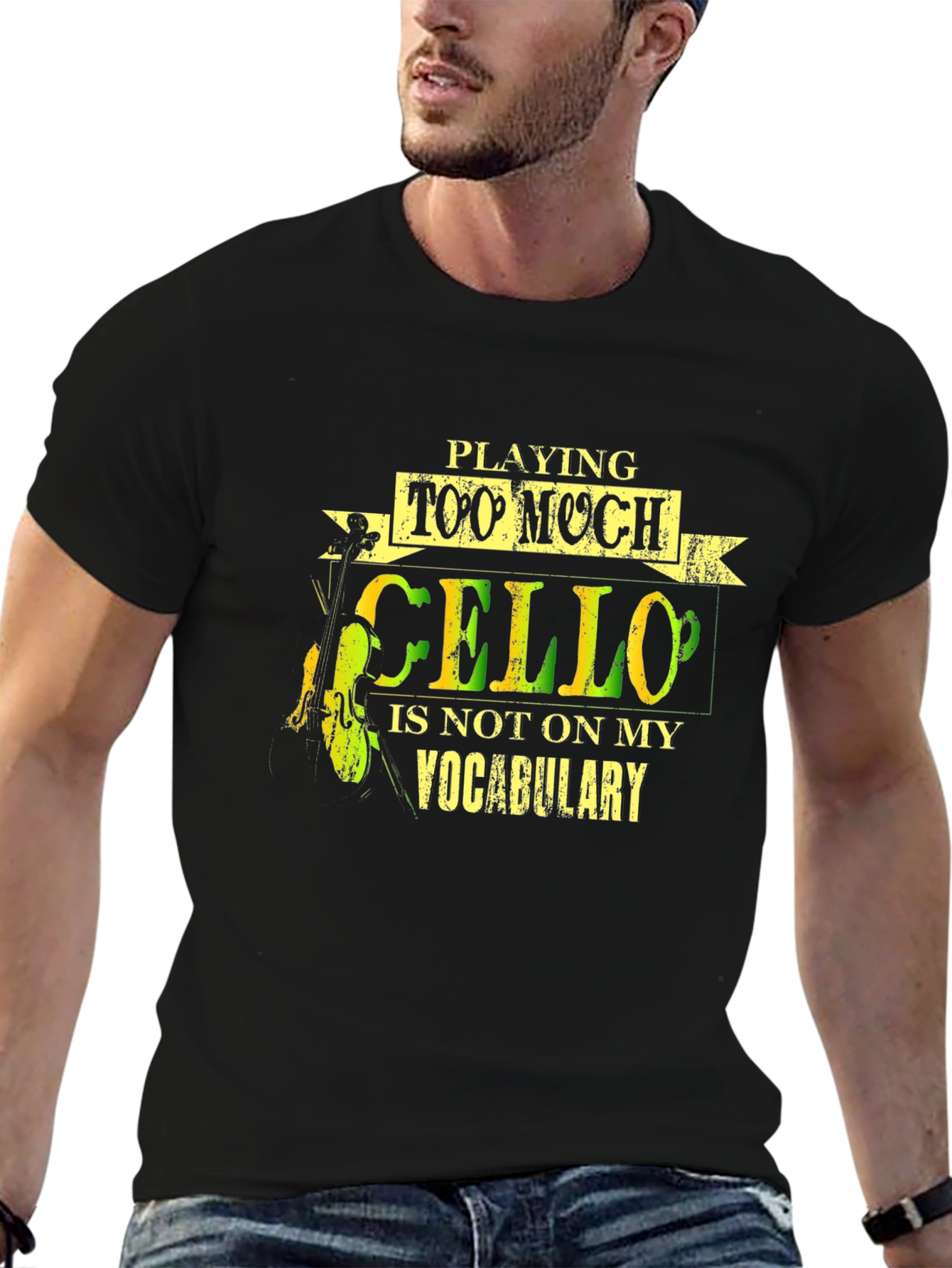 Cello Player T-Shirt - Music Lover Tee