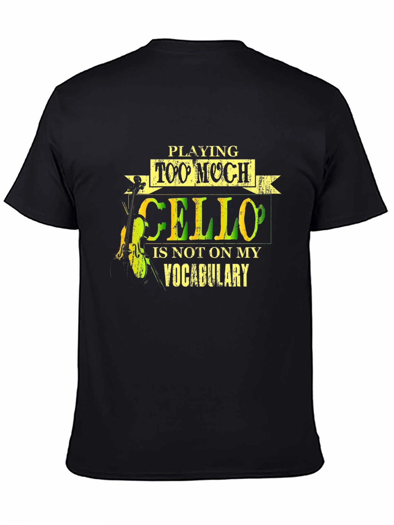 Cello Player T-Shirt - Music Lover Tee