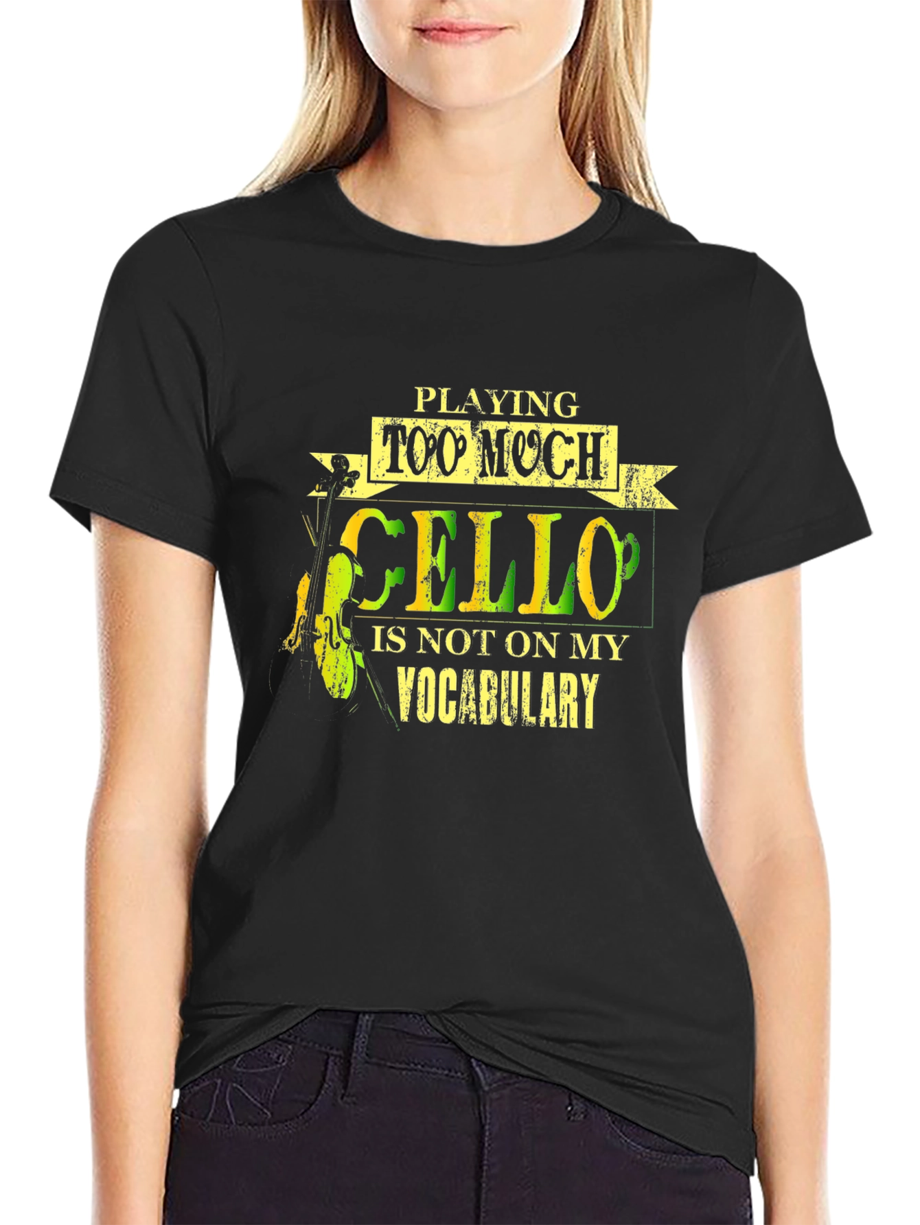 Cello Player T-Shirt - Music Lover Tee