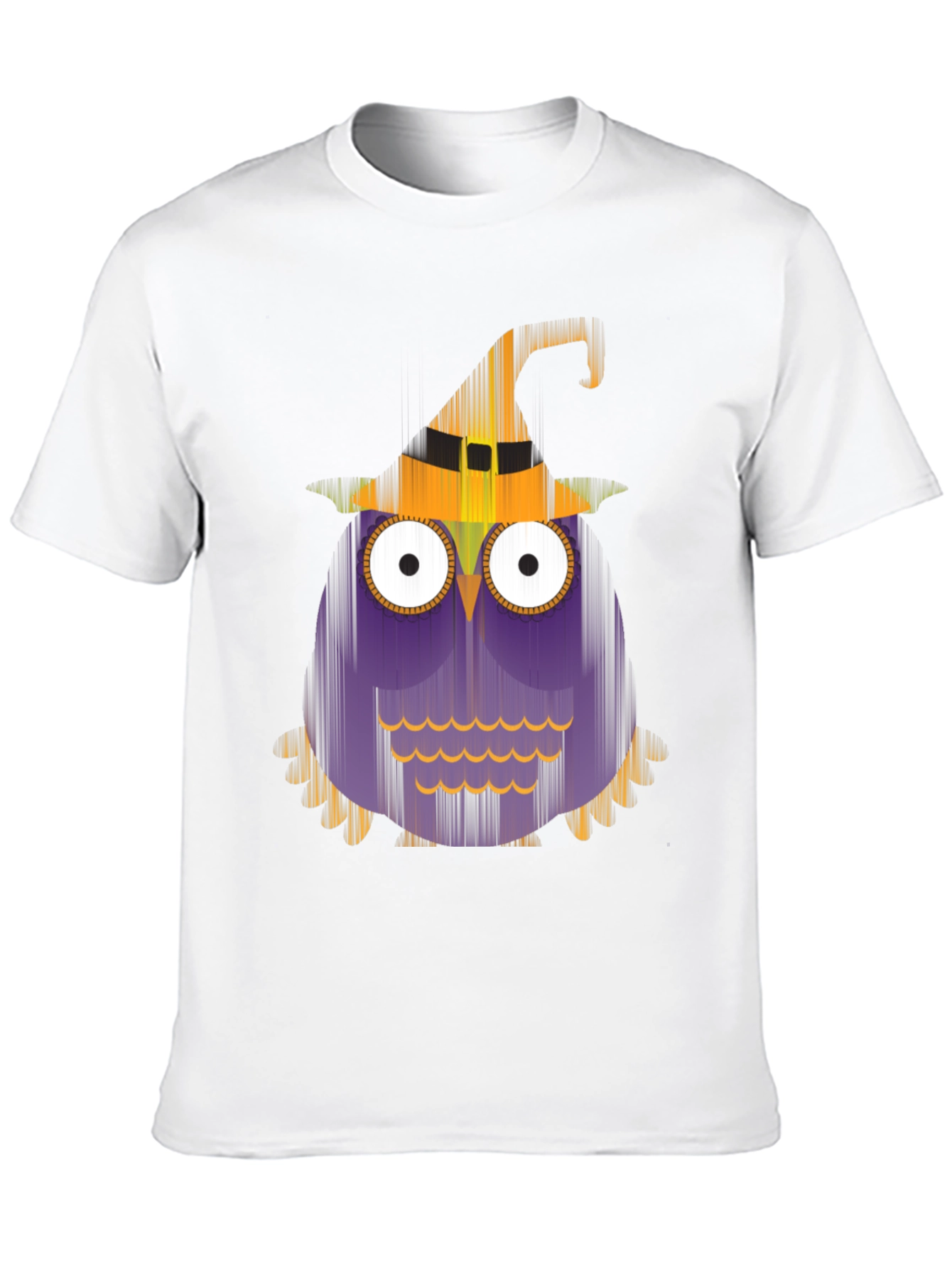 Halloween Owl T-Shirt - Black