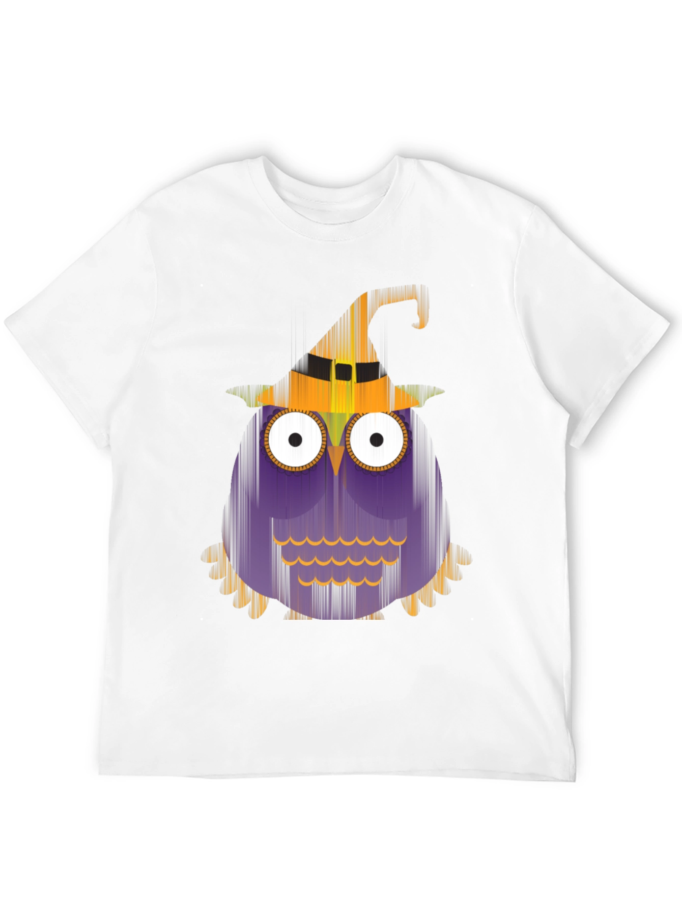 Halloween Owl T-Shirt - Black