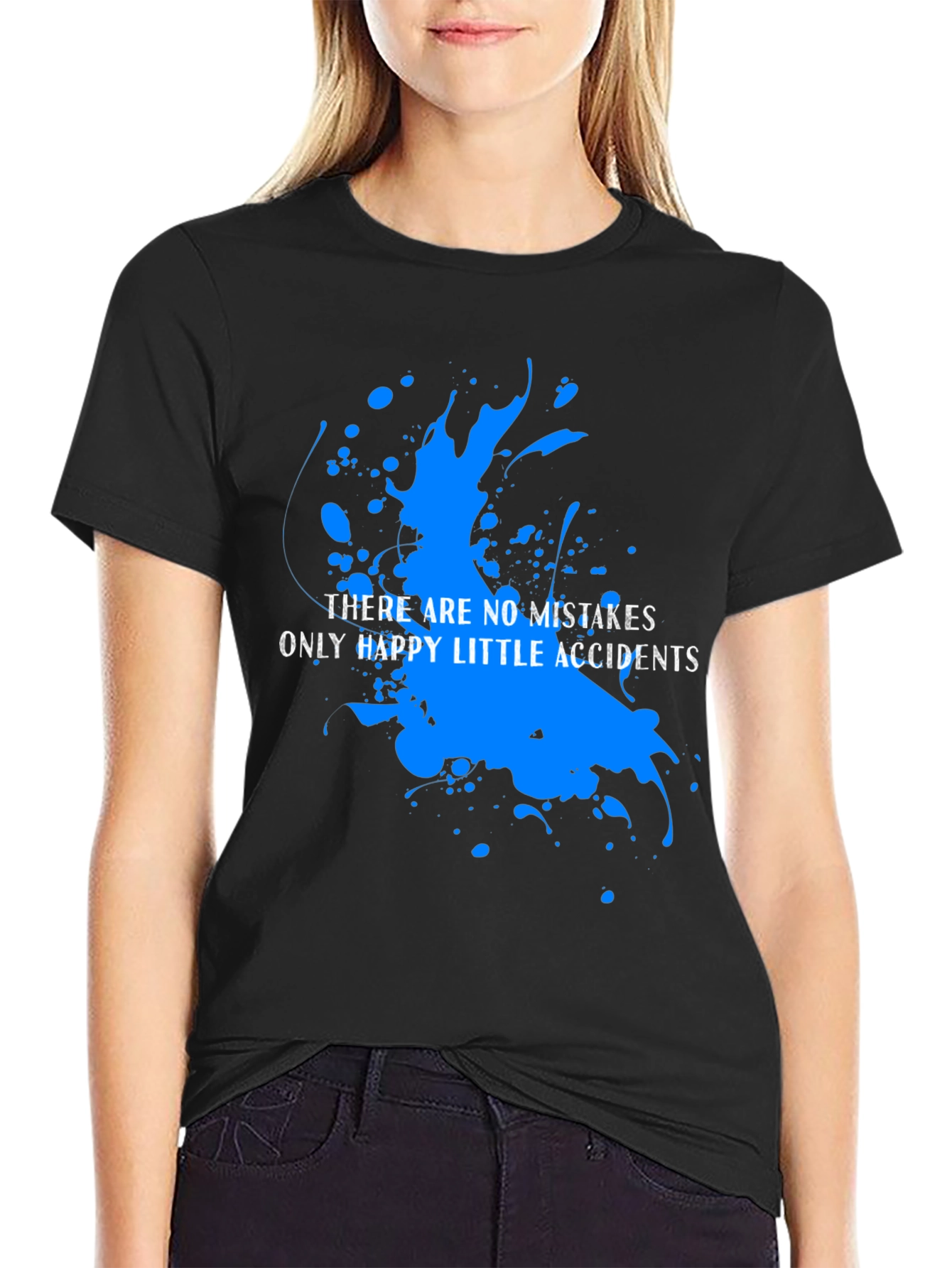 Happy Accidents T-Shirt: Bob Ross Inspired