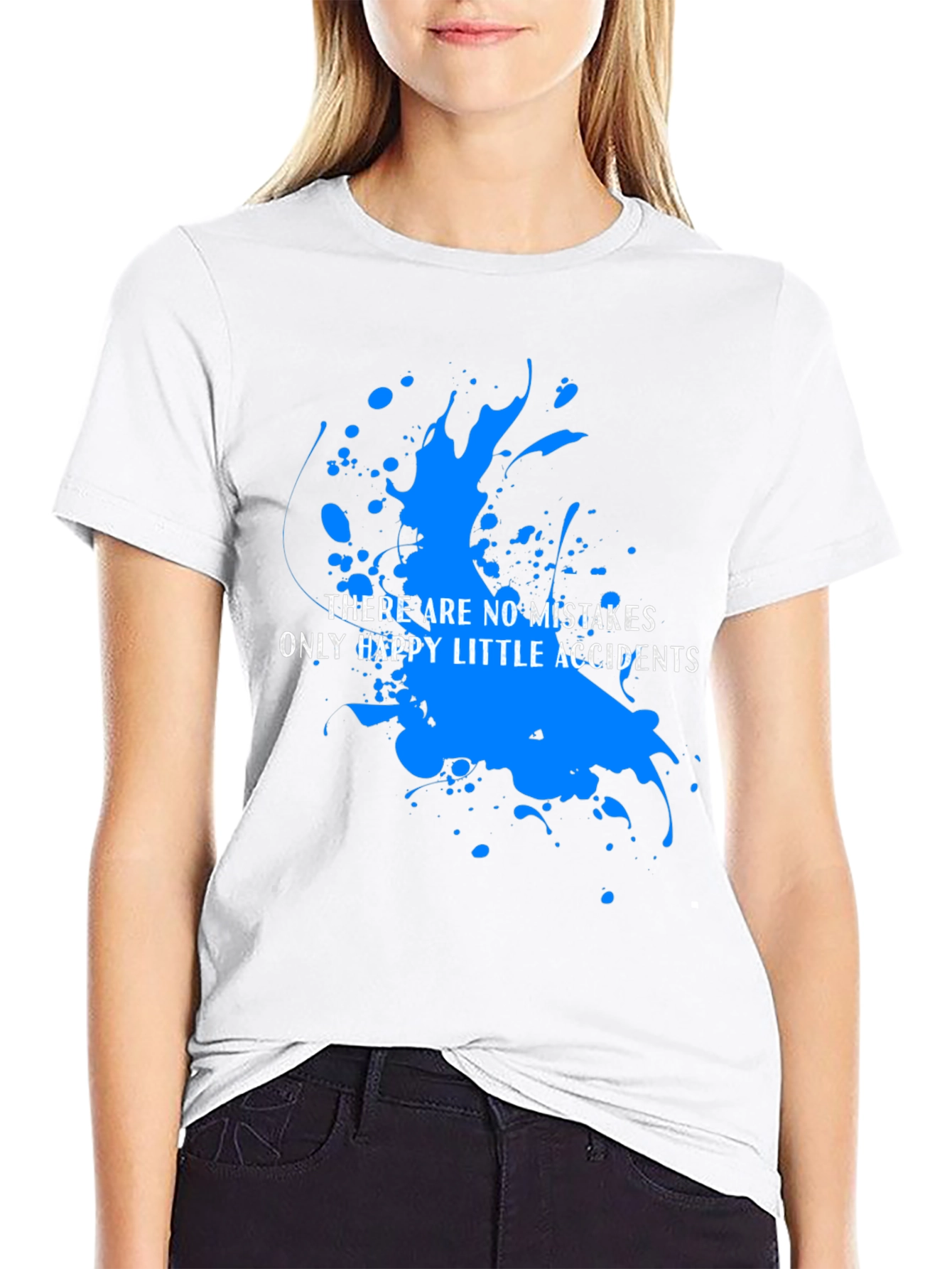 Happy Accidents T-Shirt: Bob Ross Inspired