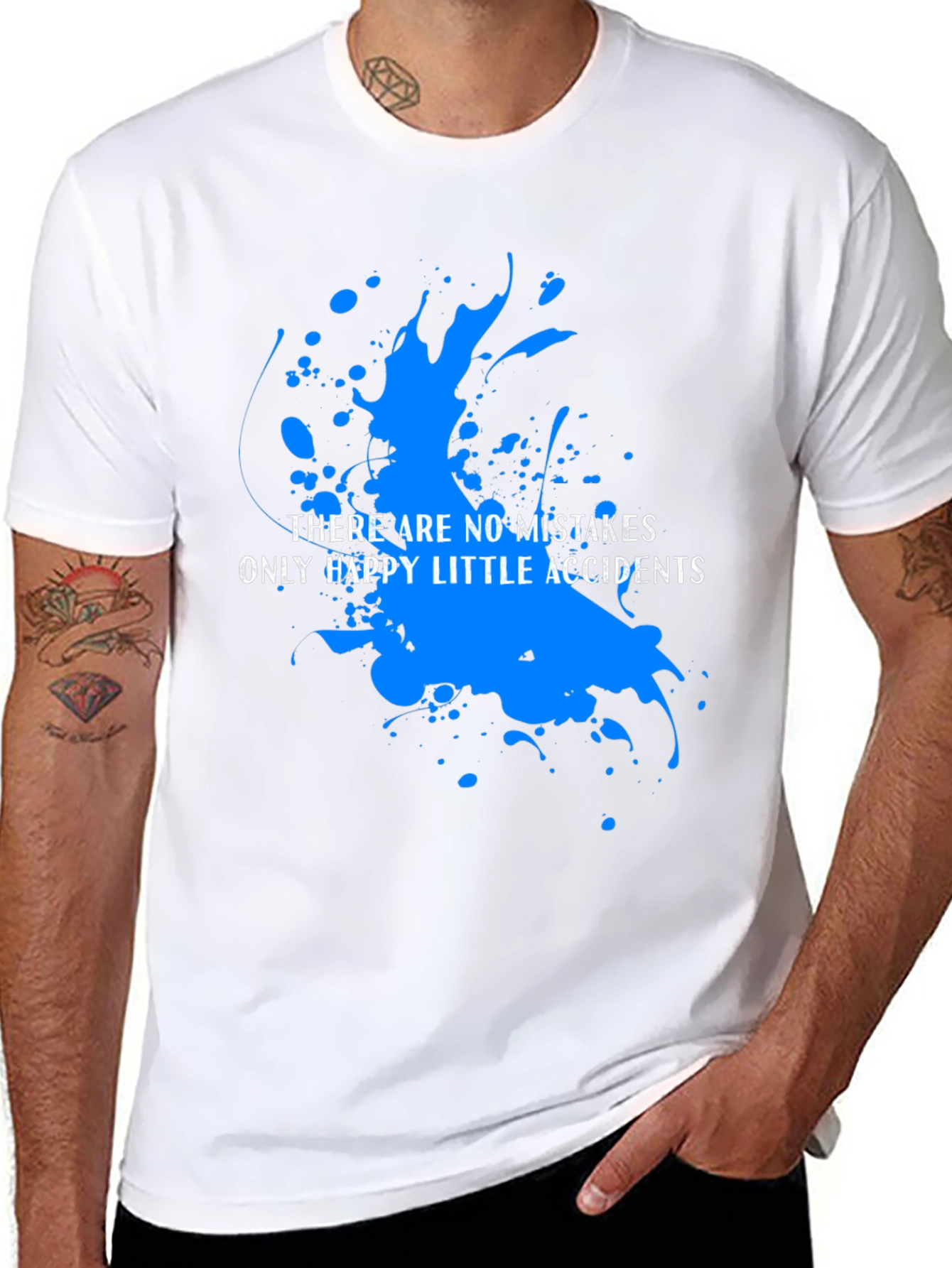 Happy Accidents T-Shirt: Bob Ross Inspired
