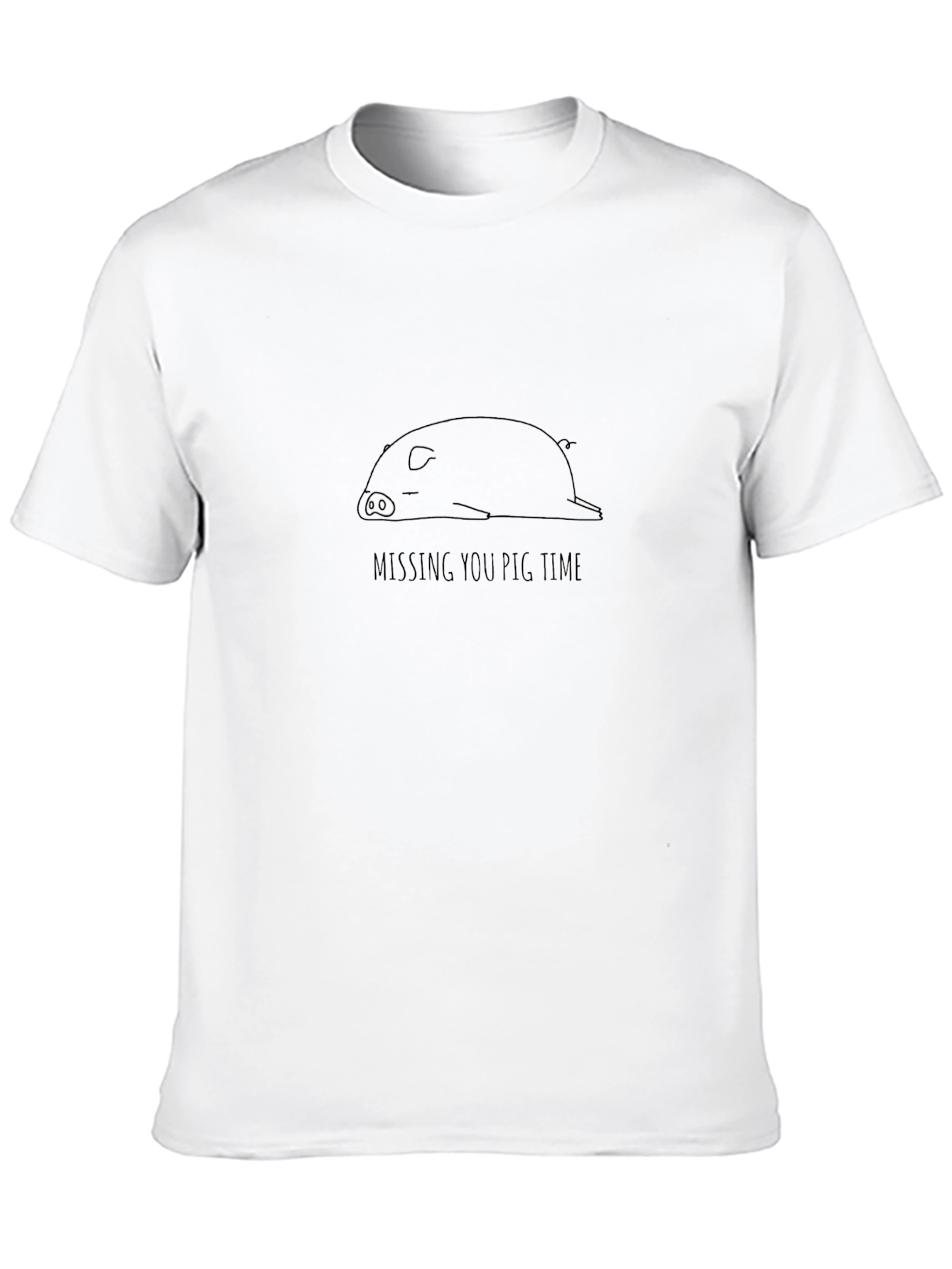 Missing You Pig Time Graphic Tee