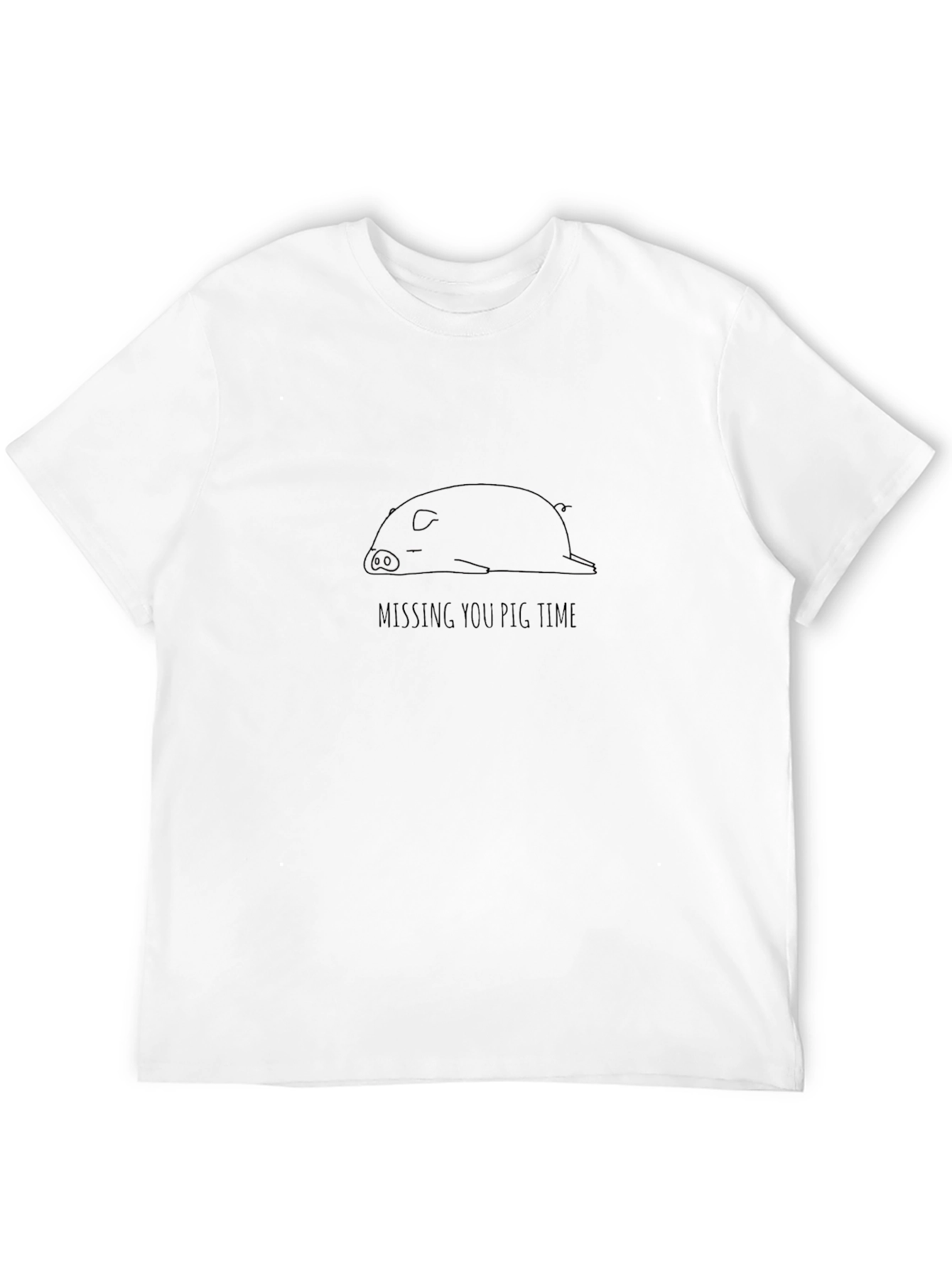 Missing You Pig Time Graphic Tee