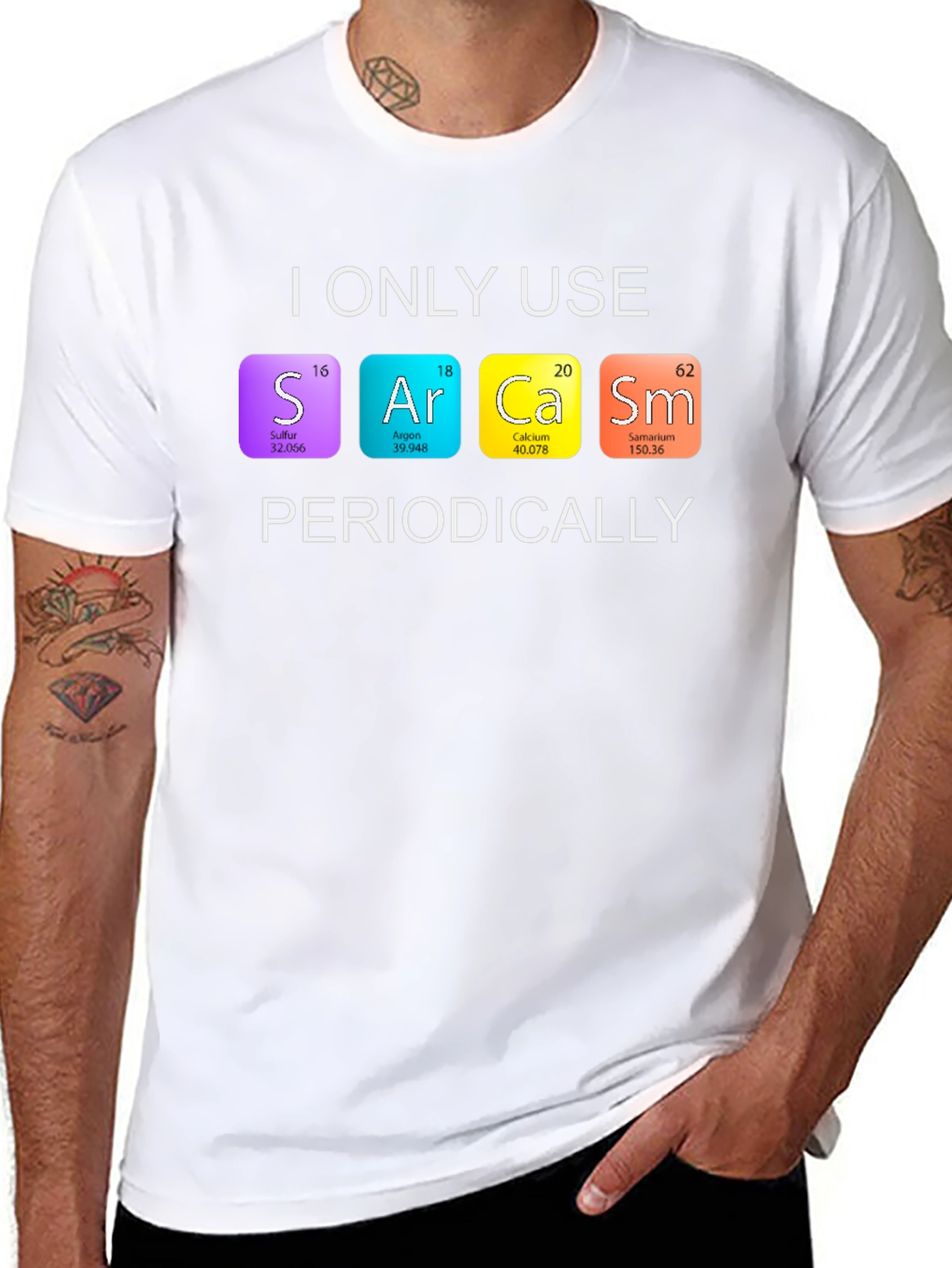 Sarcasm Periodic Table T-Shirt