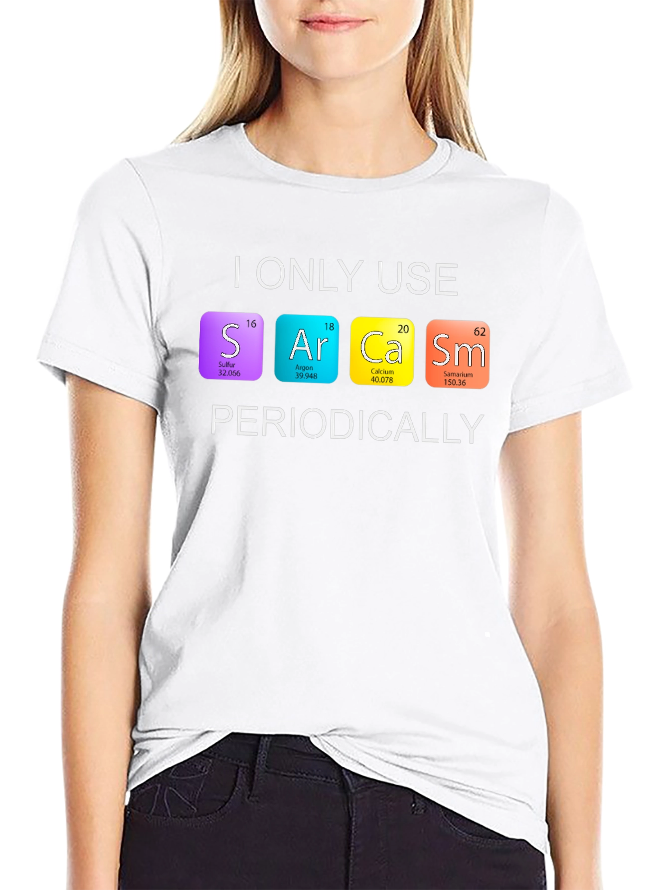 Sarcasm Periodic Table T-Shirt