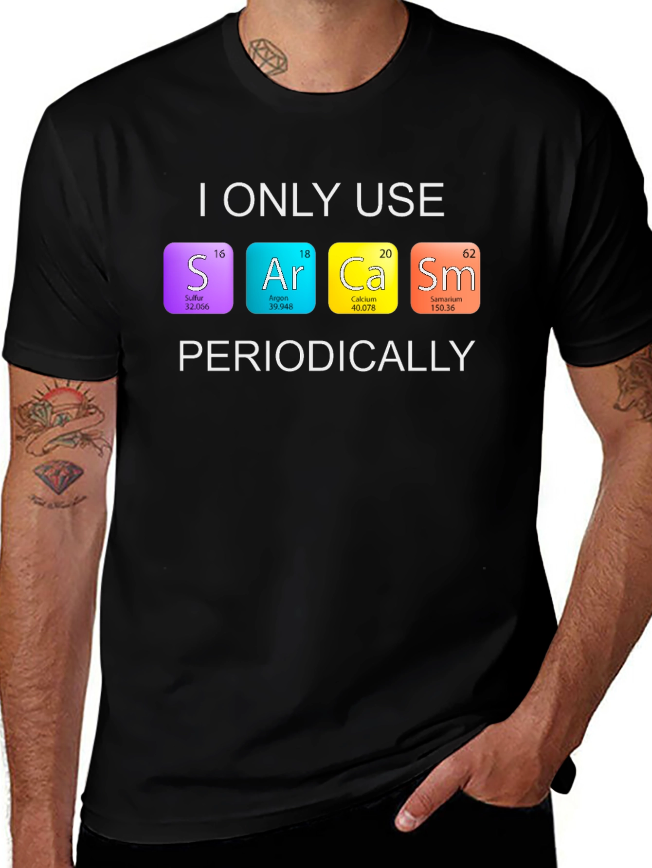 Sarcasm Periodic Table T-Shirt