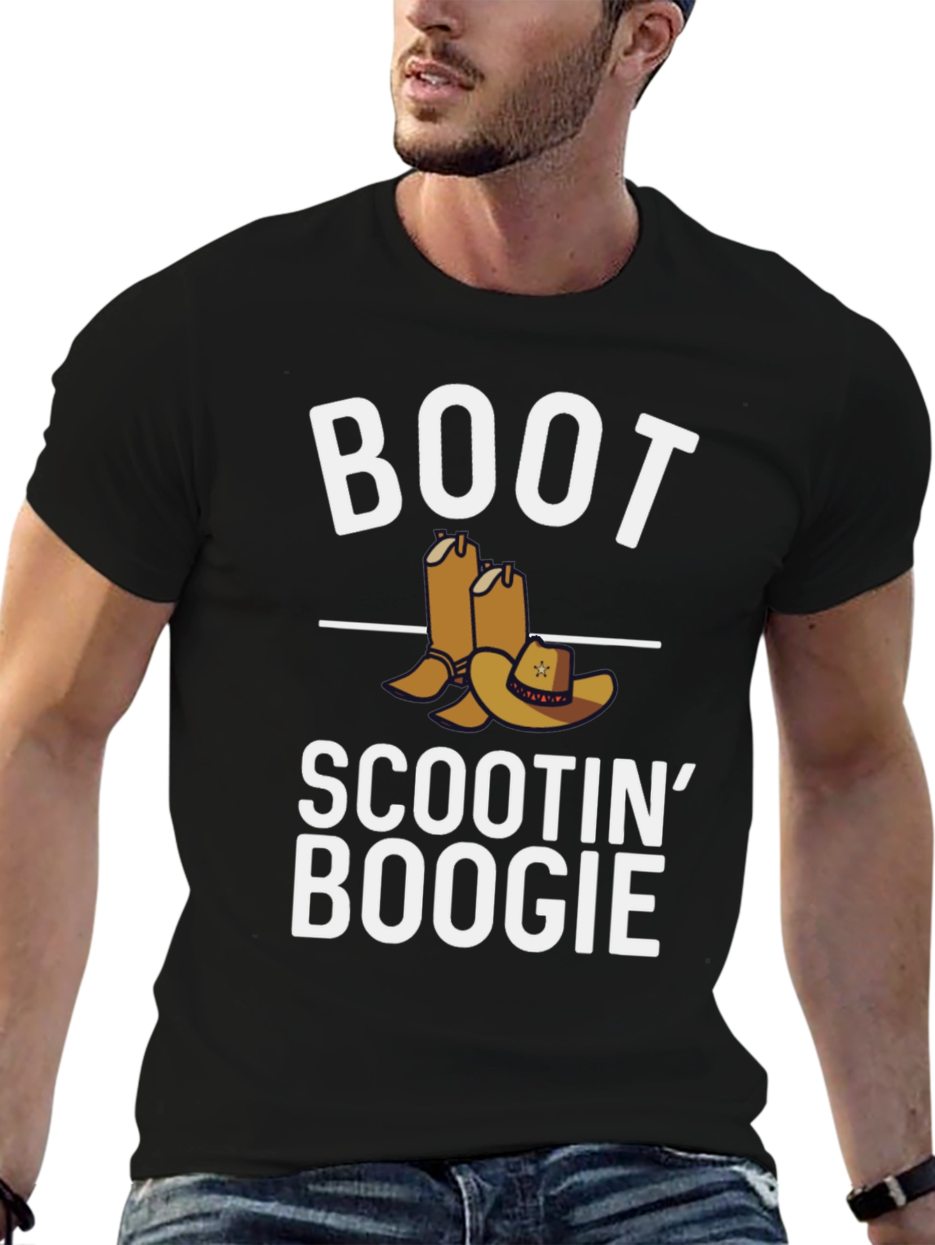 Boot Scootin Boogie Black T-Shirt