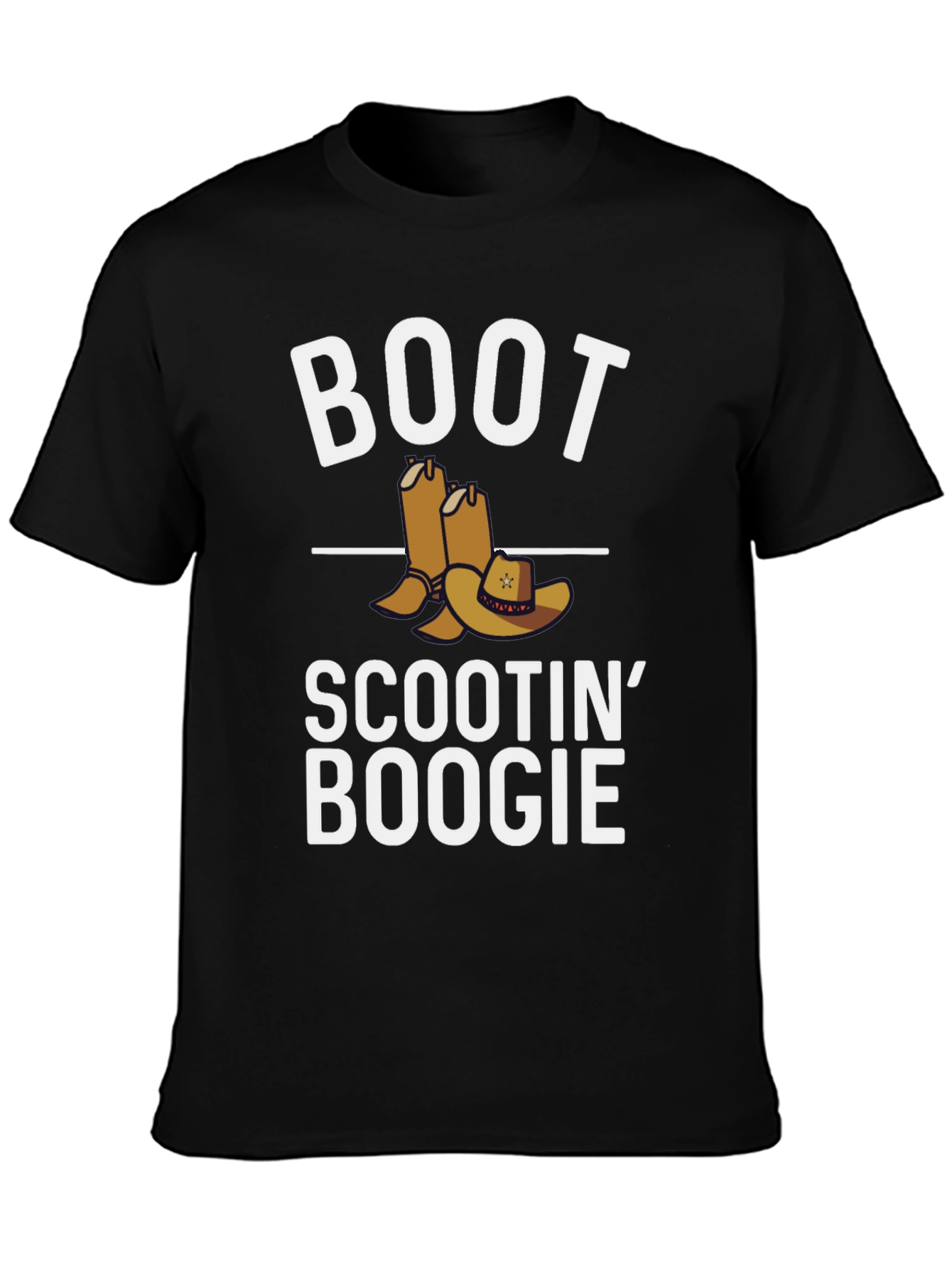 Boot Scootin Boogie Black T-Shirt