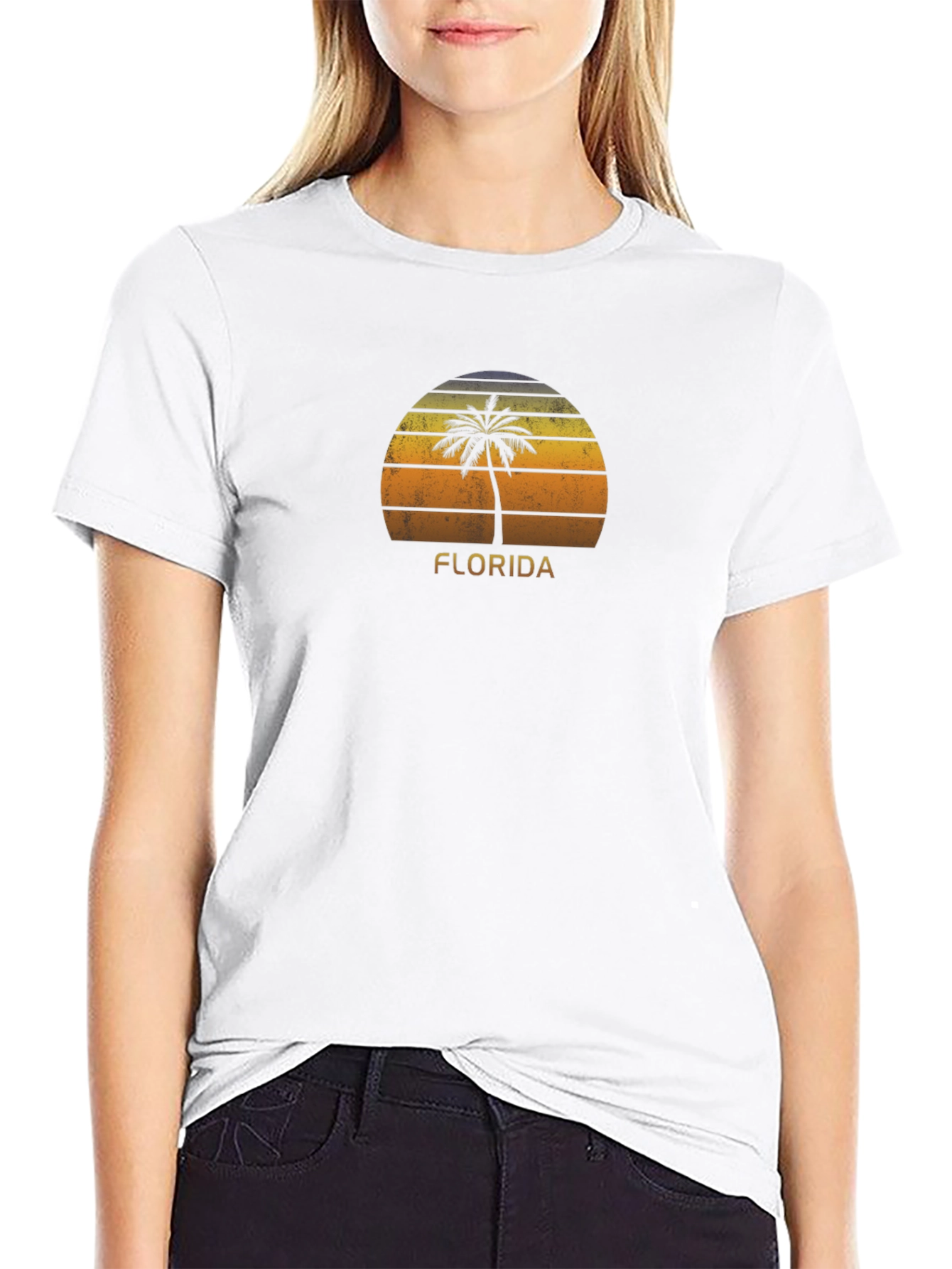 Florida Sunset Palm Tree T-Shirt