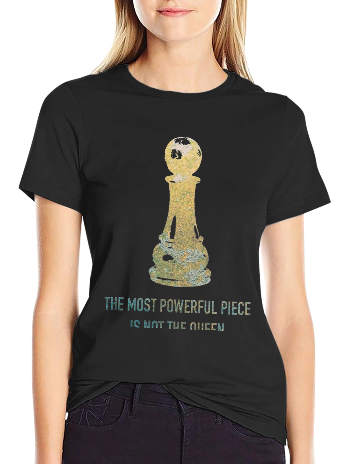 Powerful Pawn Tee: Chess Lovers Statement Shirt